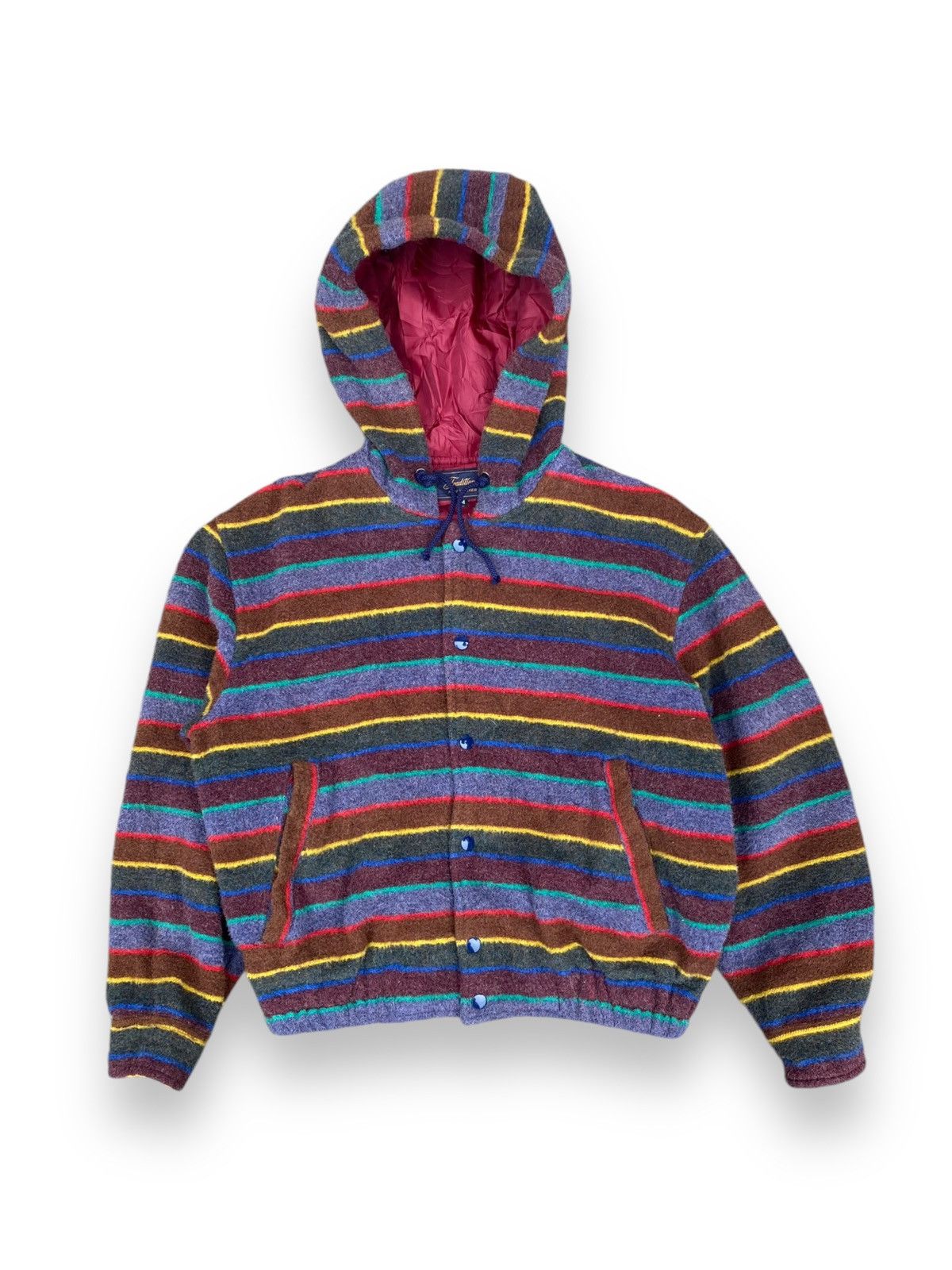 Vintage Traditional New Yorker Wool Hoodies Jacket. #D7