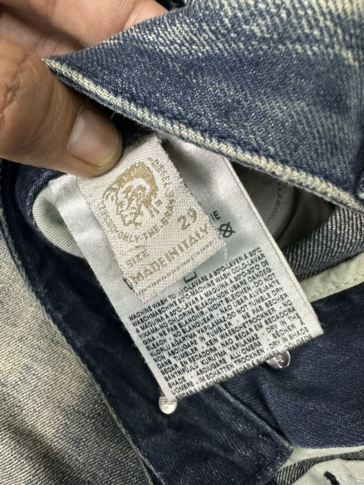 Diesel Diesel Industry Safado Rust Washed Denim 32x32 D729 Size US 32 / EU 48 - 18 Thumbnail