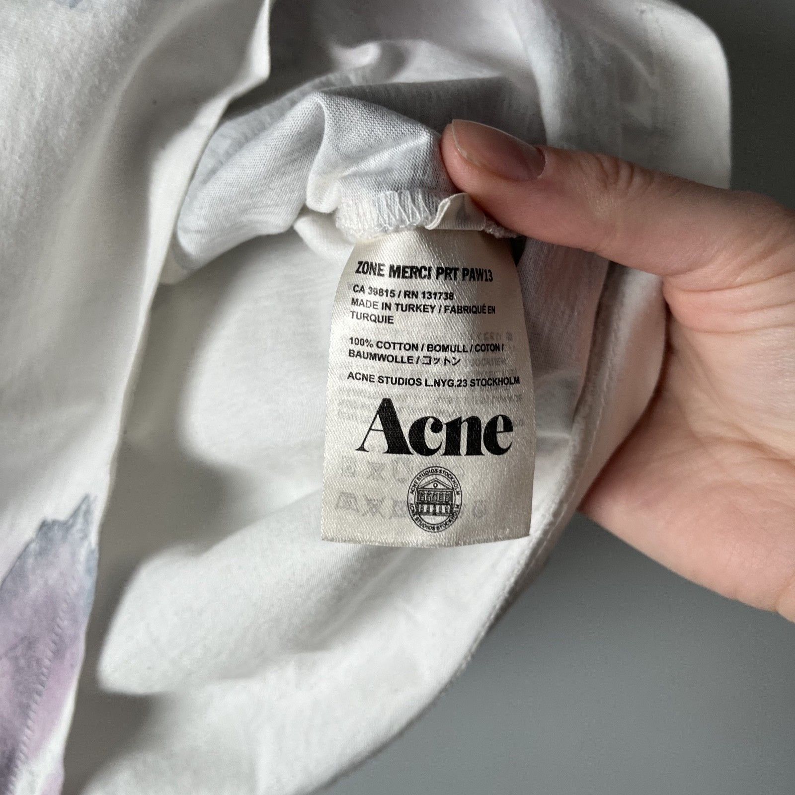 Acne Studios Acne Studios Zone Merci Printed Tank Top Abstract Floral Size M / US 6-8 / IT 42-44 - 10 Thumbnail