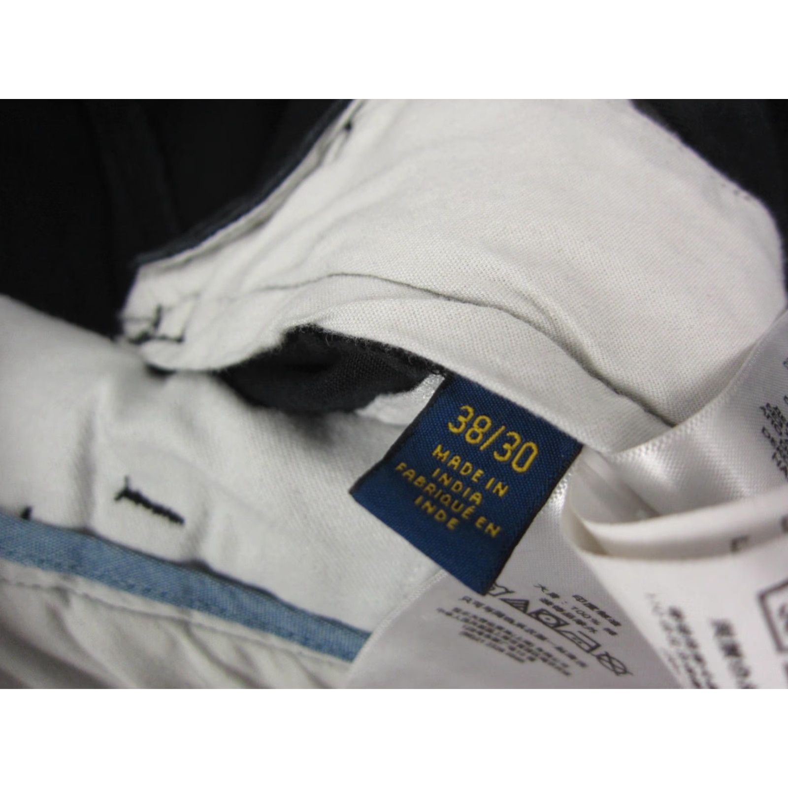 Polo Ralph Lauren Polo Ralph Lauren Pants Mens 38W x 30L Chino Straight Fit Black 80s 90s Logo] Size US M / EU 48-50 / 2 - 6 Thumbnail