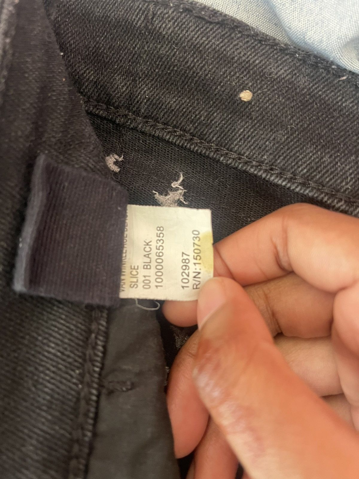 Ksubi Van Winkle Ace Black Slice Size US 33 - 3 Thumbnail