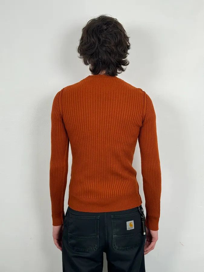 Dolce & Gabbana 2000s Dolce & Gabbana Orange Minimalist Sweater Size US S / EU 44-46 / 1 - 3 Thumbnail