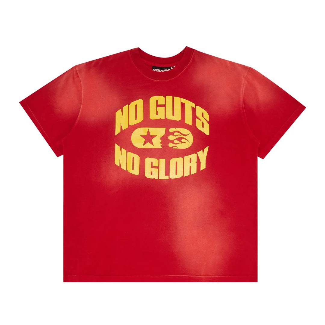 HELLSTAR No Guts No Glory Tee Red Size US M / EU 48-50 / 2 - 1 Thumbnail