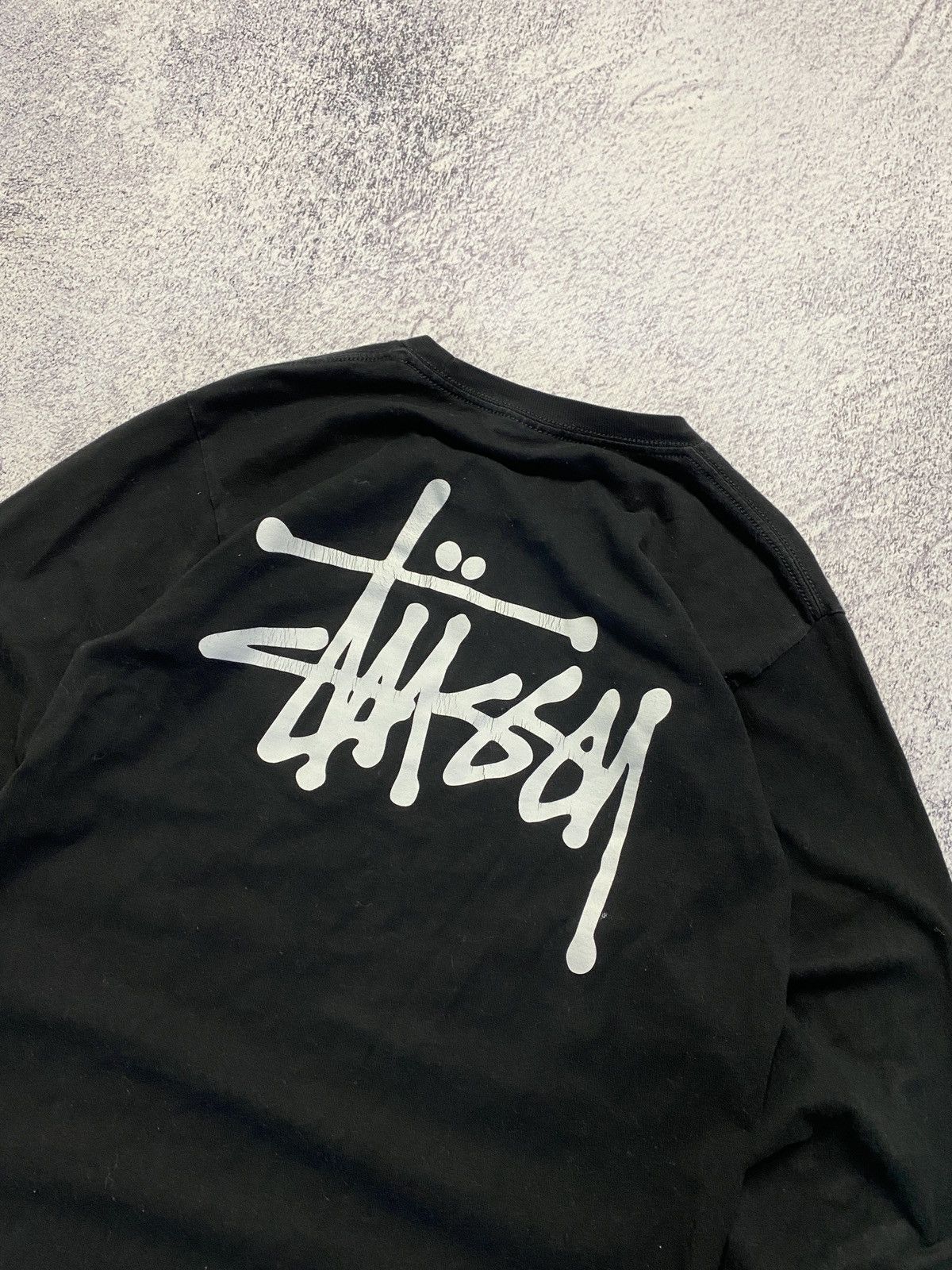Stussy Stussy Black Classic Logo Longsleeve T-shirt Y2K Size US S / EU 44-46 / 1 - 4 Thumbnail