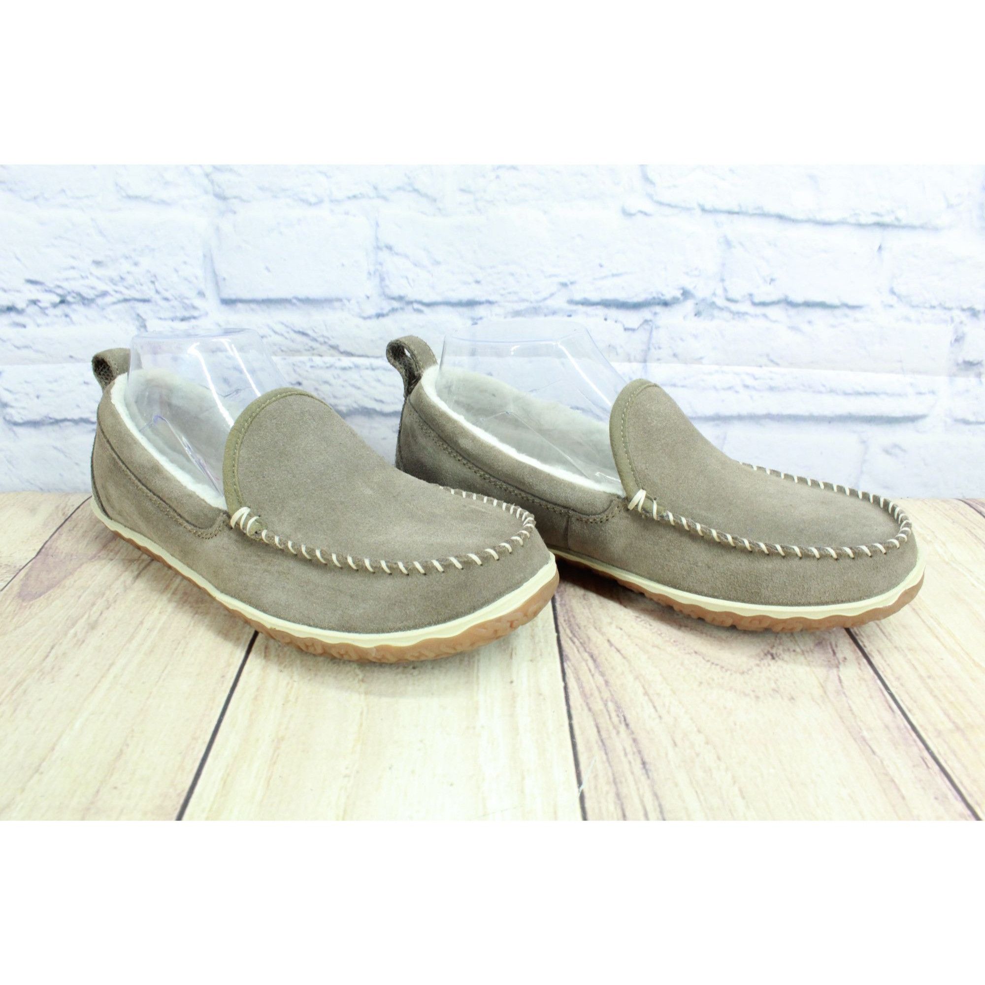 L.L. Bean LL Bean Dark Cement Fleece Lined Mountain Moccasins Size US 8 / IT 38 - 2 Thumbnail