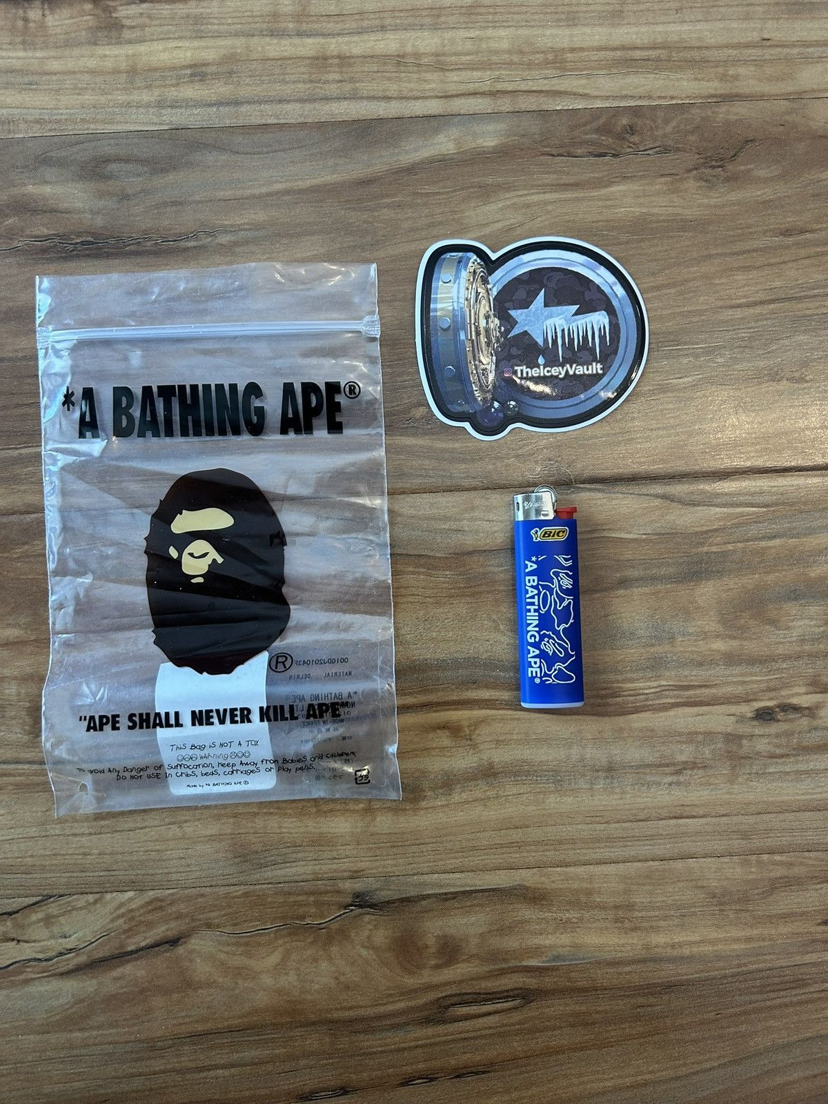 Bape NEW Bape Blue Camo Slim Bic Lighter Size ONE SIZE - 1 Thumbnail