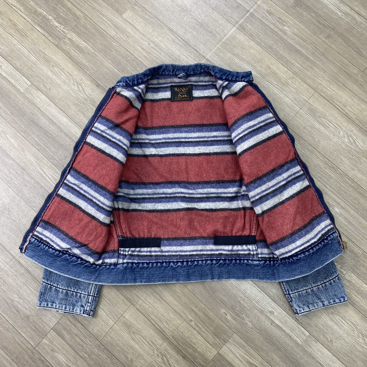 Hysteric Glamour 2000s Hysteric Glamour Kinky Blanket Denim Work Jacket Size US S / EU 44-46 / 1 - 5 Thumbnail