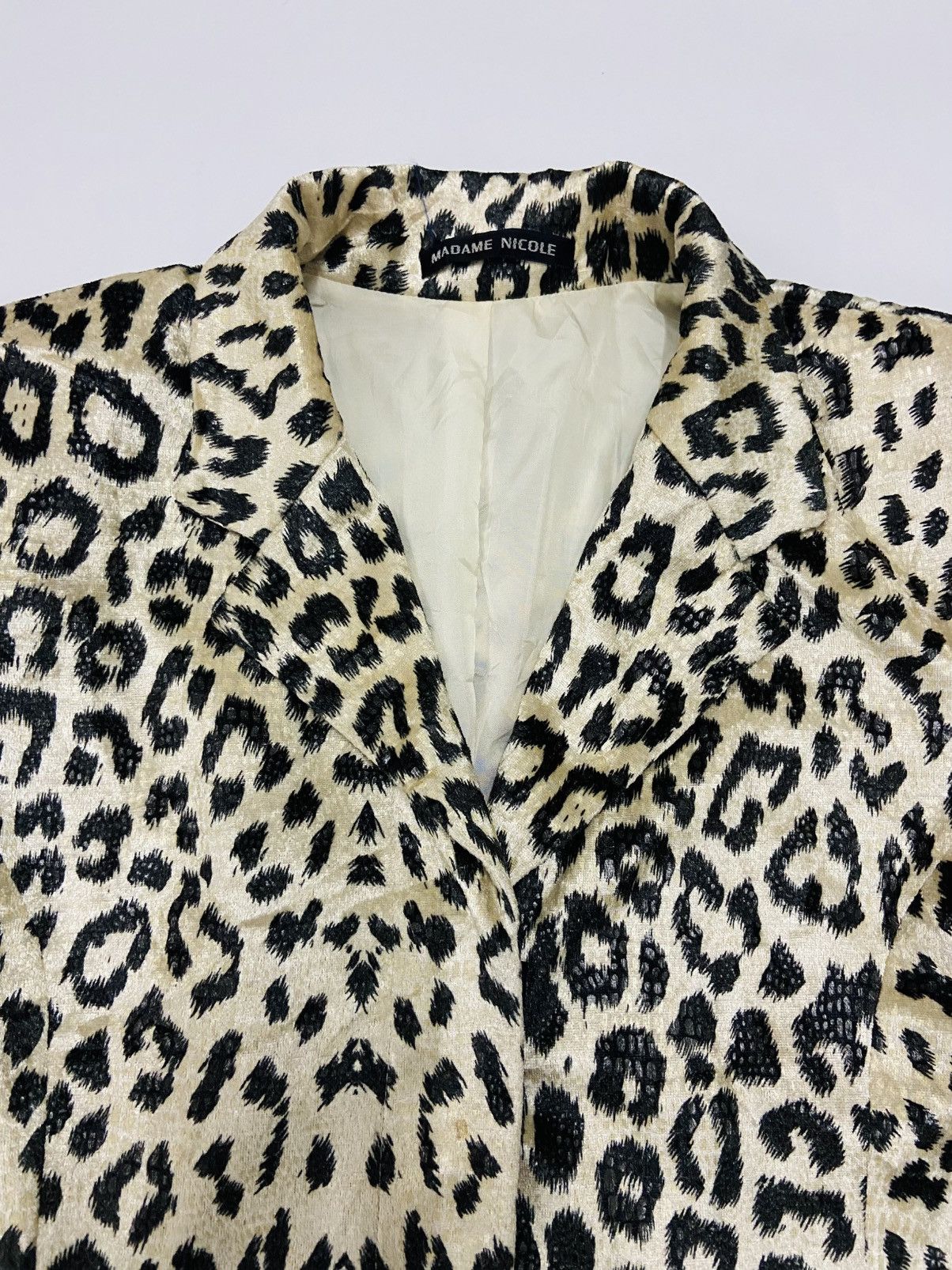 Japanese Brand MADAME NICOLE BY MITSUHIRO MATSUDA FAUX FUR TRENCH COAT Size ONE SIZE - 8 Thumbnail