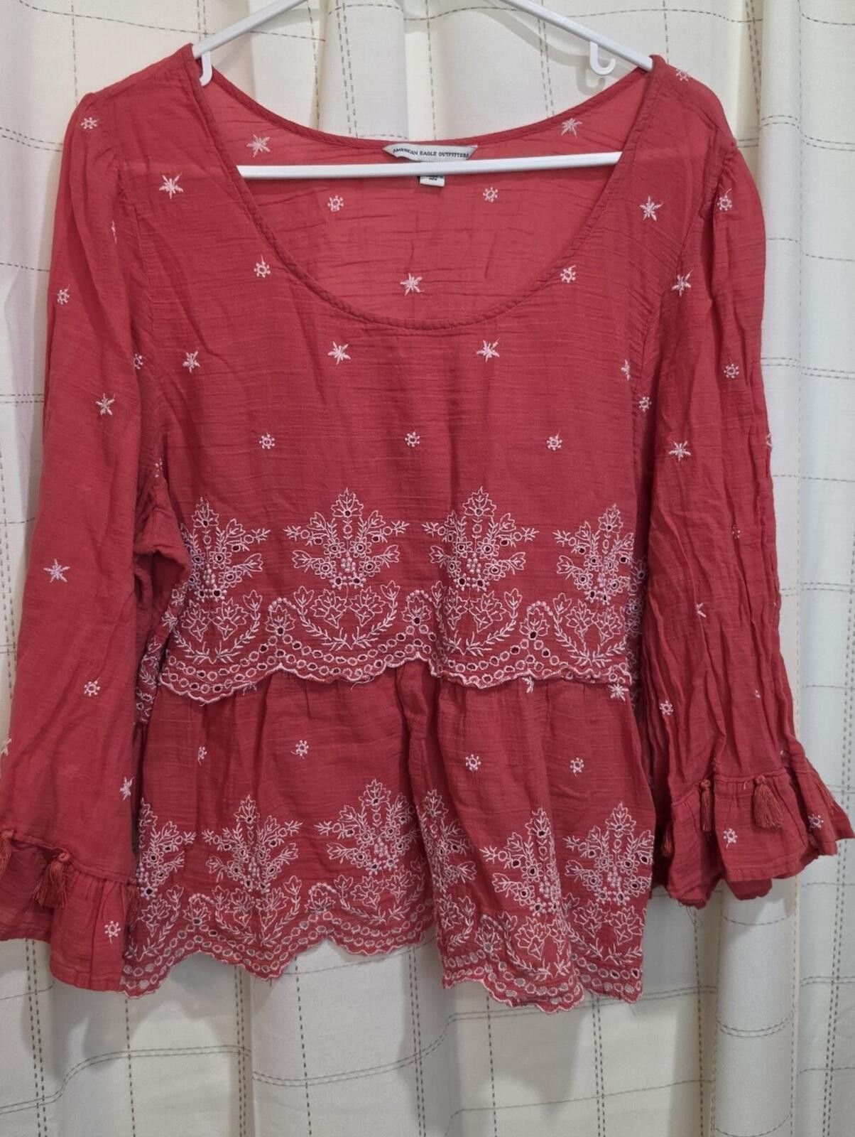 American Eagle Outfitters American Eagle Cotton Top Size XL / US 12-14 / IT 48-50 - 1 Thumbnail