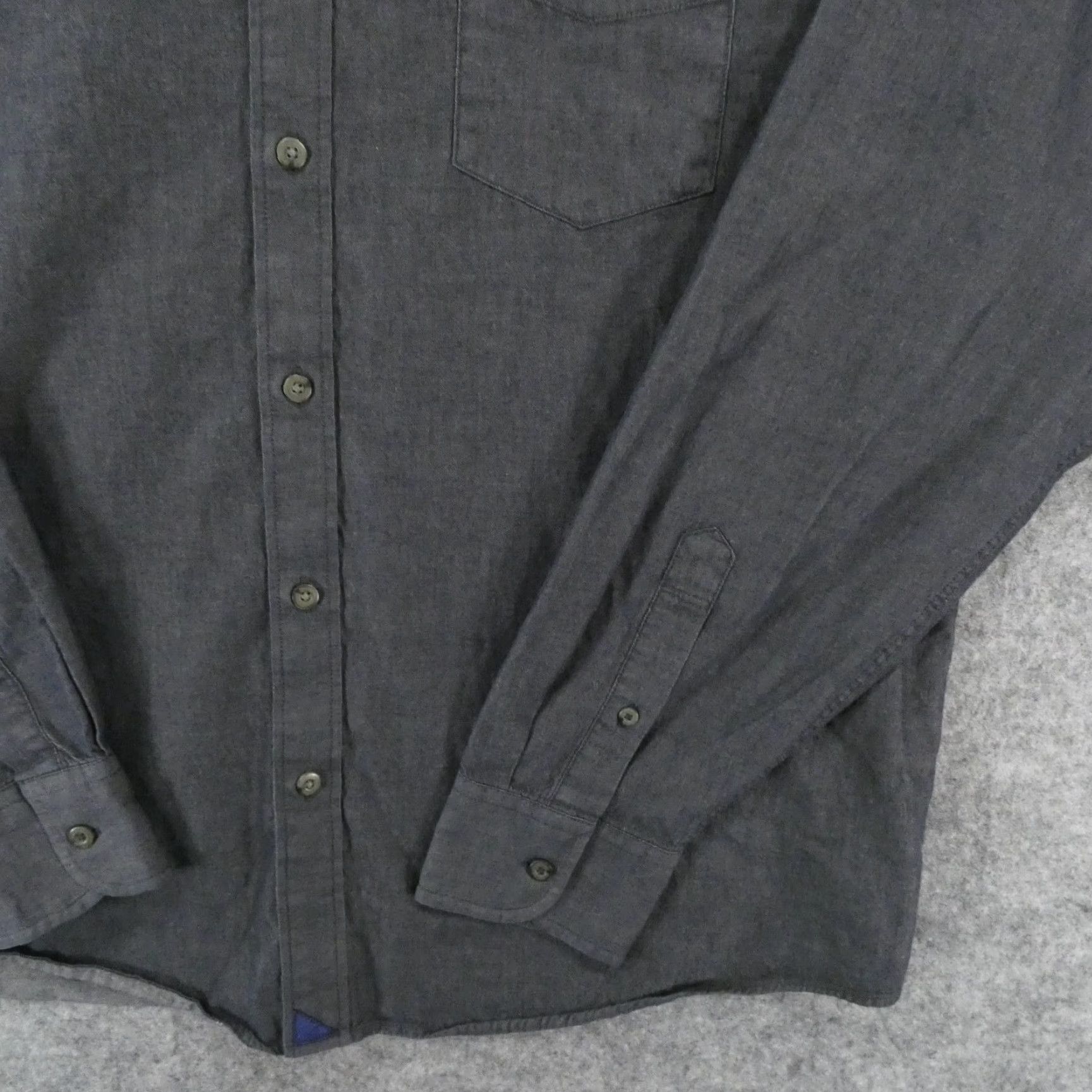 UNTUCKit UNTUCKit Shirt Mens XL Long Sleeve Button Up Gray Size US XL / EU 56 / 4 - 5 Thumbnail