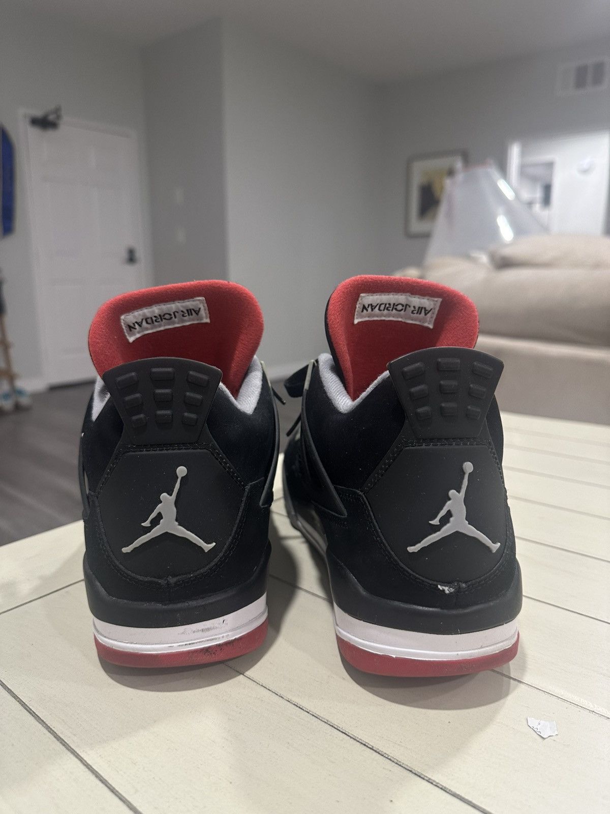 Jordan Brand Air Jordan 4 Retro Bred Size US 10.5 / EU 43-44 - 4 Thumbnail