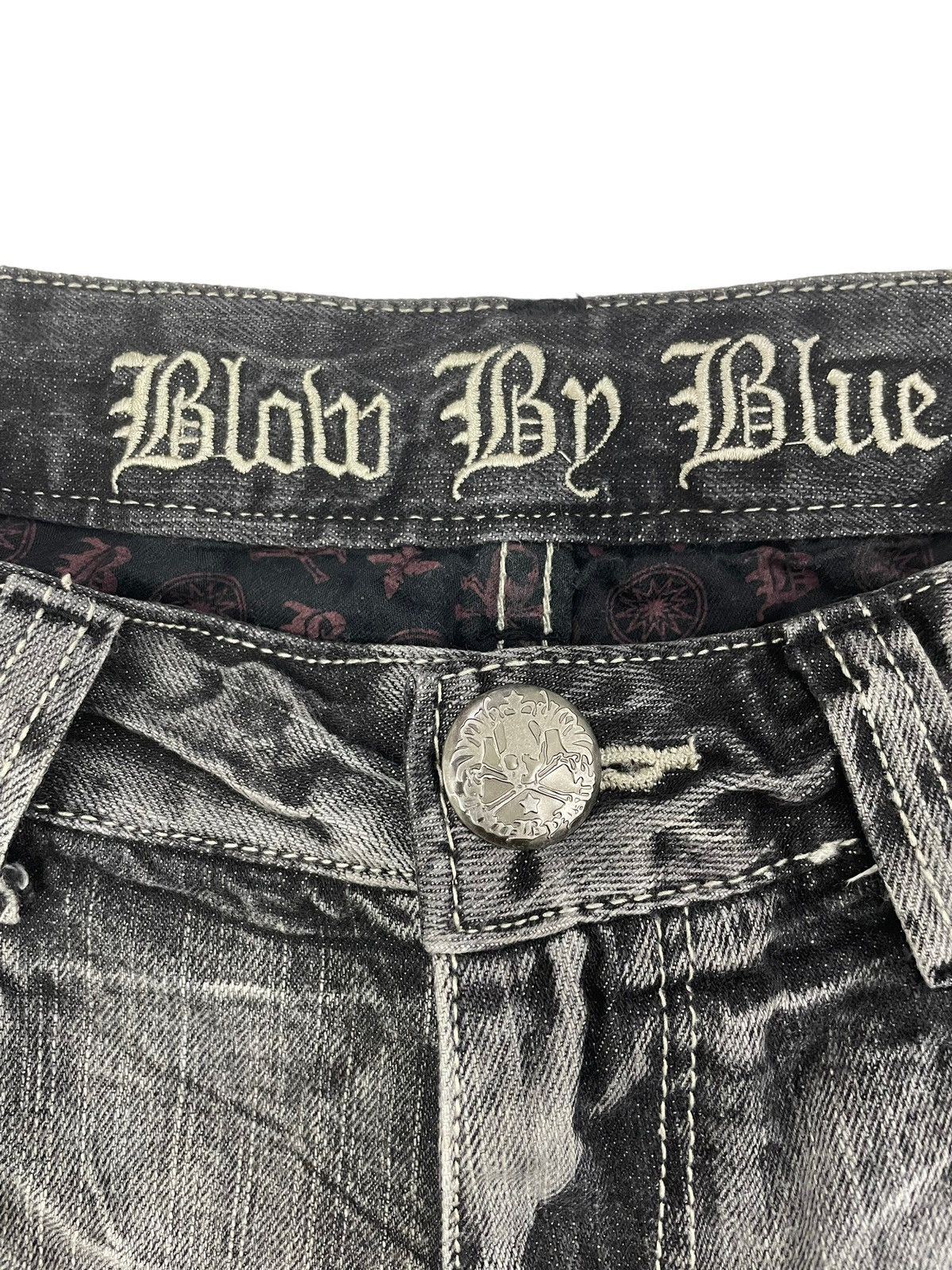 If Six Was Nine Vintage Blow Japan Punk Jeans Size US 30 / EU 46 - 9 Thumbnail