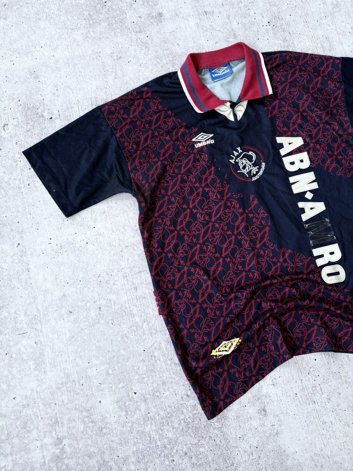 Umbro × Vintage Umbro Ajax Amsterdam 1994/1996 Away Jersey Size US L / EU 52-54 / 3 - 4 Thumbnail