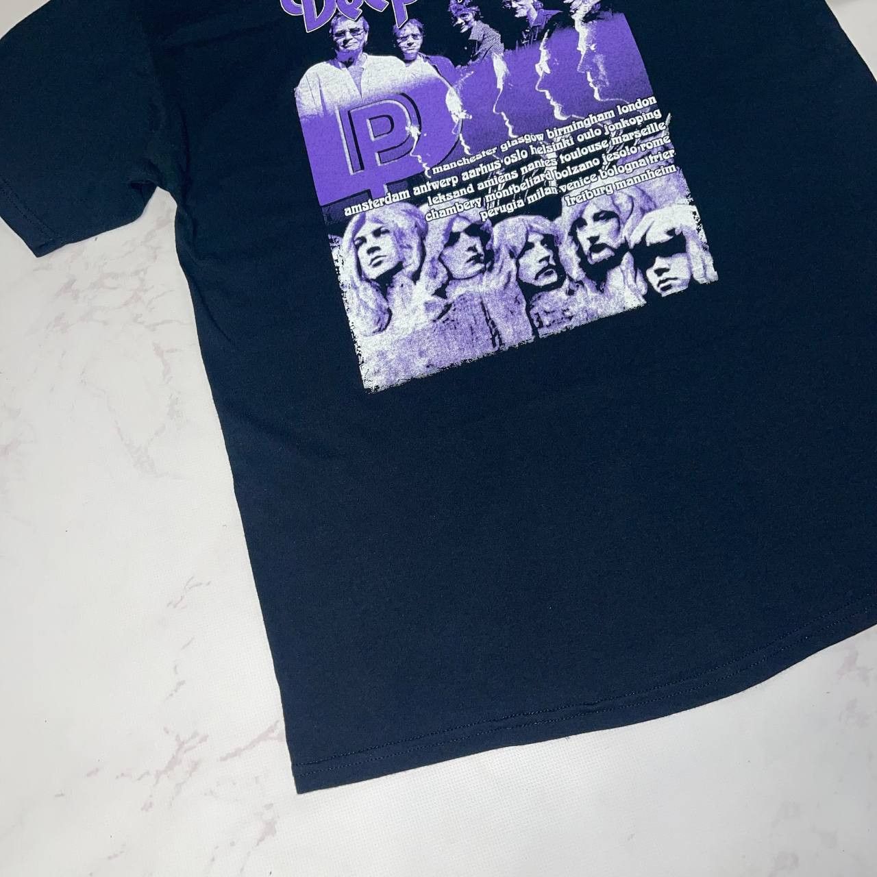 Vintage Deep Purple X Band Tees Vintage Deepl Purple T-shirt Size L Size US L / EU 52-54 / 3 - 14 Thumbnail