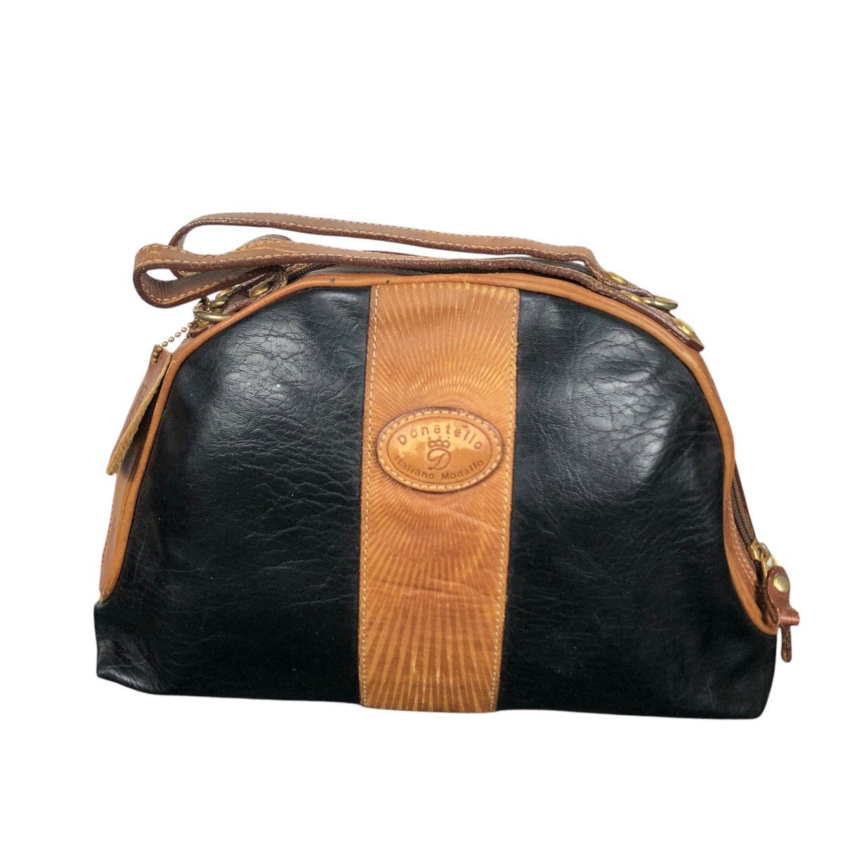 Japanese Brand × Leather × Vintage 📌Vintage Leather Birkins Donatello Italiano Modallo Size ONE SIZE - 1 Thumbnail