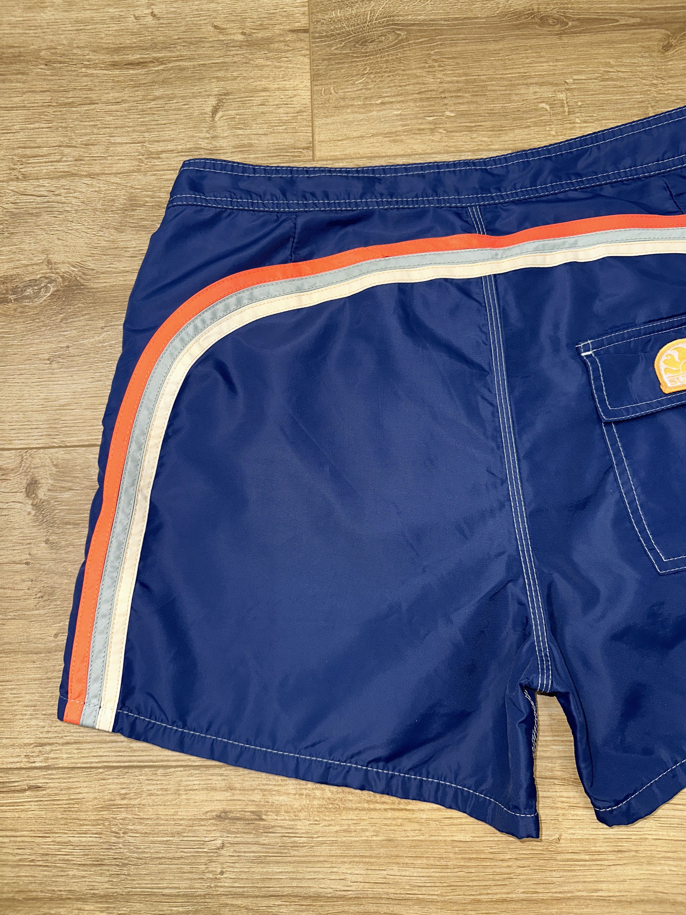 Sundek Rainbow Sundek Swim Shorts Size 31 Blue Lined Bathing Suit Size US 31 - 3 Thumbnail