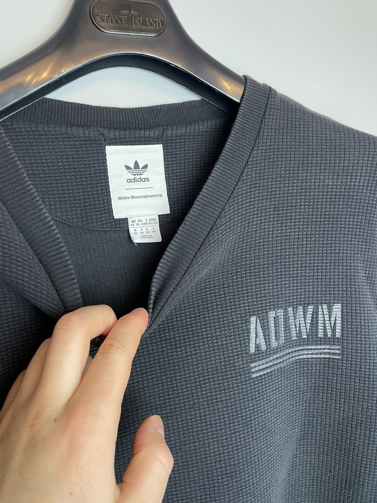 Adidas × White Mountaineering Men’s Adidas X White Mountaineering Thermal waffle Shirt Size US XL / EU 56 / 4 - 3 Thumbnail