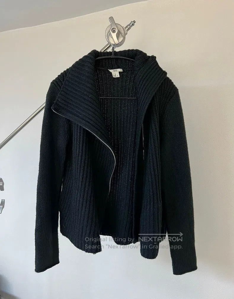 Helmut Lang HELMUT LANG Side Zip Knit Open Cardigan Size S / US 4 / IT 40 - 2 Thumbnail