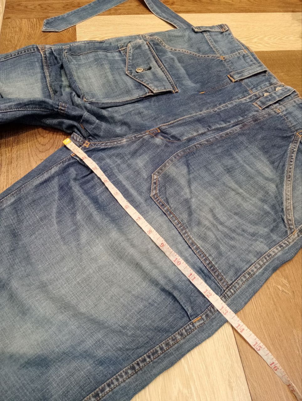 CABANE de ZUCCa RARE CABANE DE ZUCCA BY ISSEY MIYAKE BLUE CARGO JEANS Size US 36 / EU 52 - 24 Thumbnail