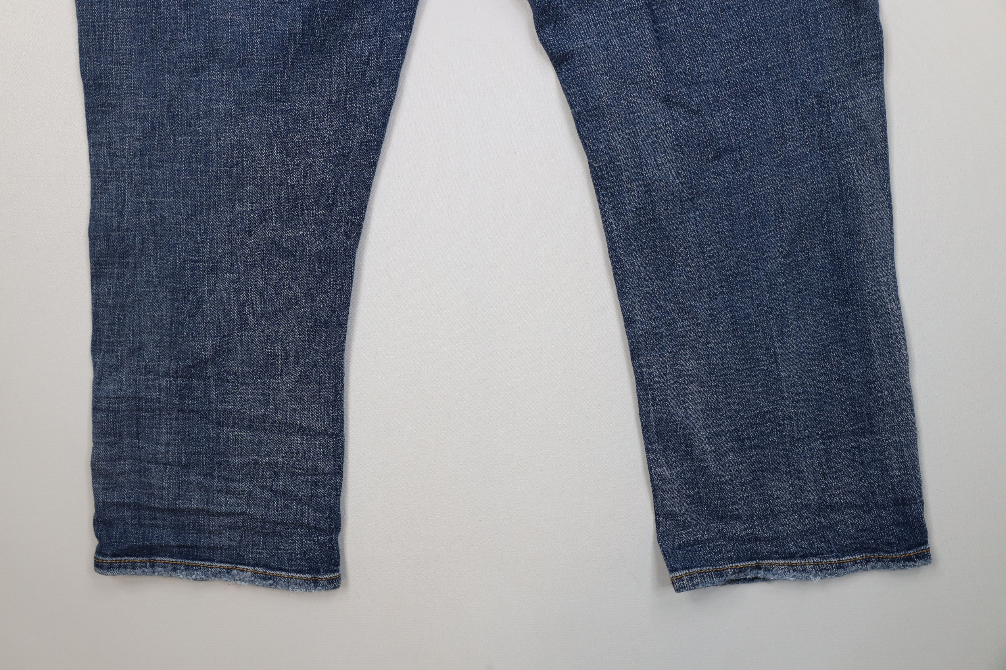 Vintage Buckle BKE Payton Mid Rise Stretch Boot Denim Jeans Blue Size 30" / US 8 / IT 44 - 14 Thumbnail