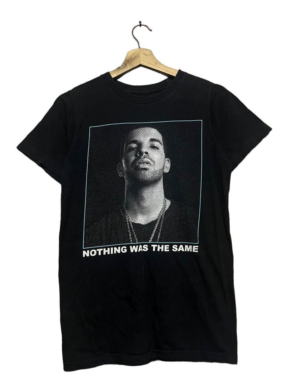 image of Drake Nothing Was The Same Potrait Tee Tour Band in Black, Men's (Size Small)