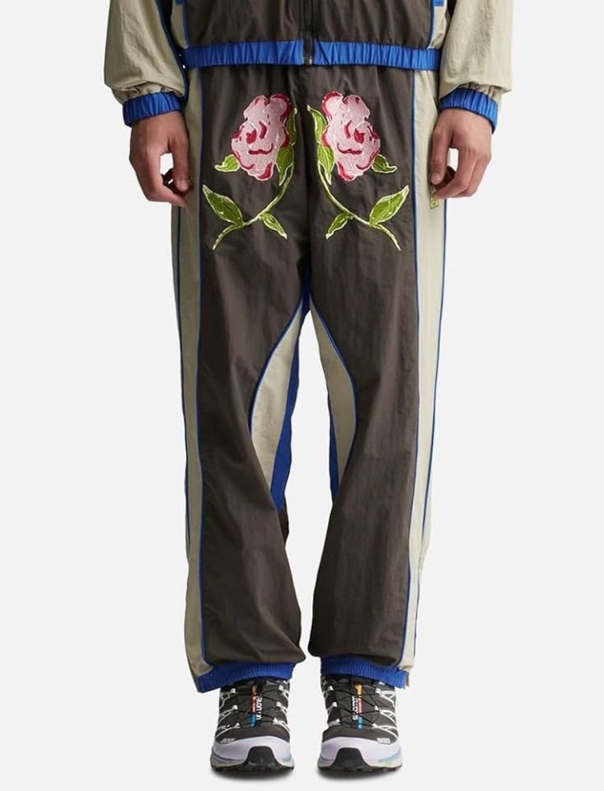 KidSuper KIDSUPER BROOKLYN BOTANICS NYLON TRACKSUIT BOTTOMS M Size US 31 - 1 Thumbnail
