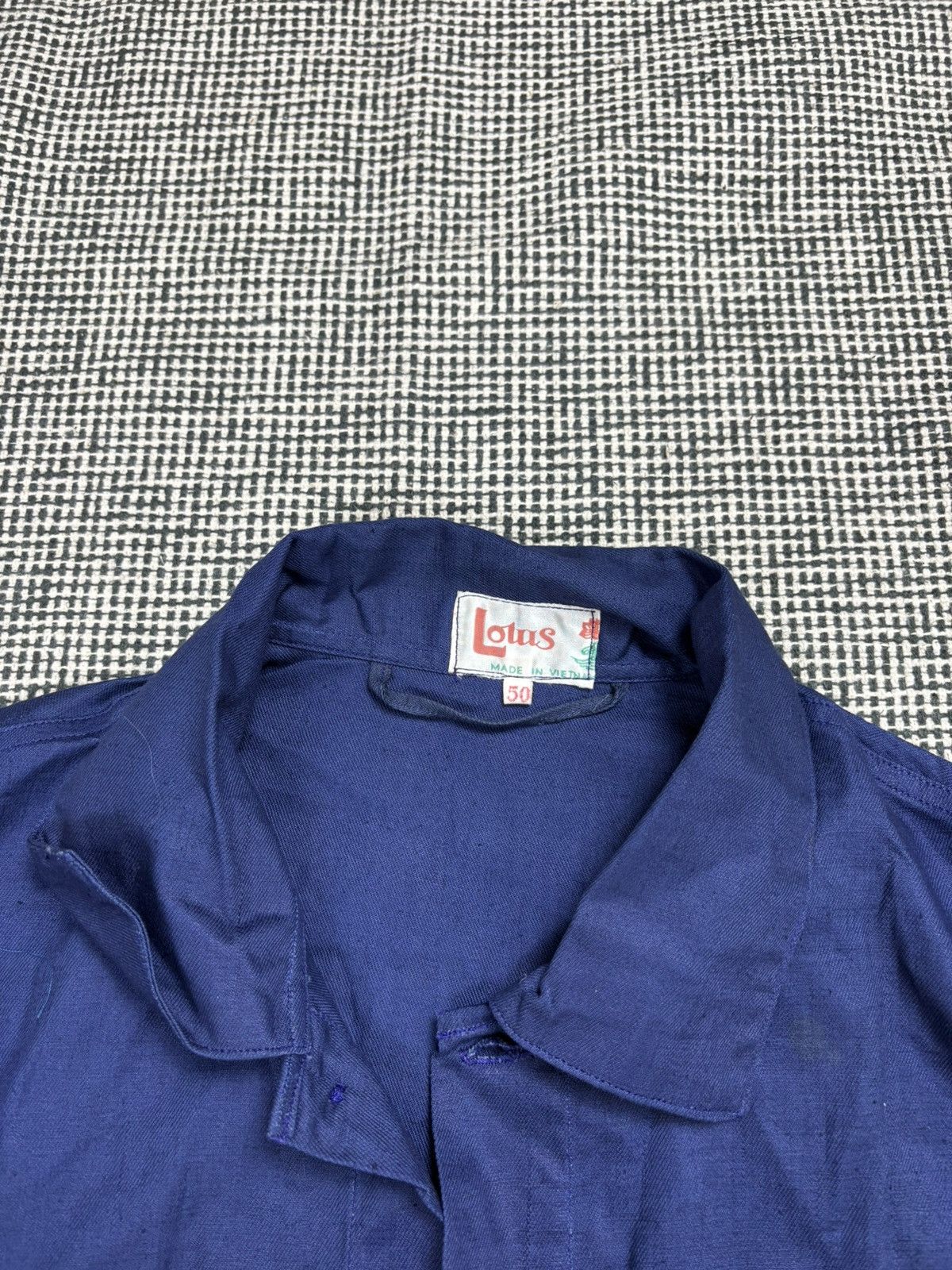 Vintage vintage French chore coat work jacket three pockets Size US M / EU 48-50 / 2 - 5 Thumbnail