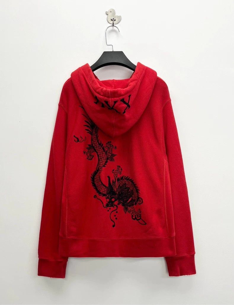 Gucci Gucci Red Embroidered Dragon XXV Hoodie-2506 Size US S / EU 44-46 / 1 - 2 Thumbnail