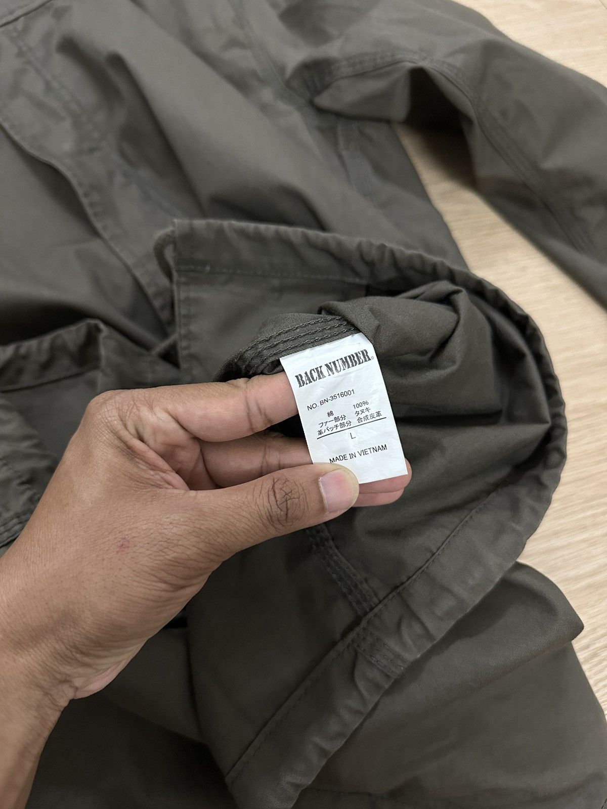 Japanese Brand × Seditionaries Back Number Military Half Coat Parka For Winter Size US L / EU 52-54 / 3 - 5 Thumbnail