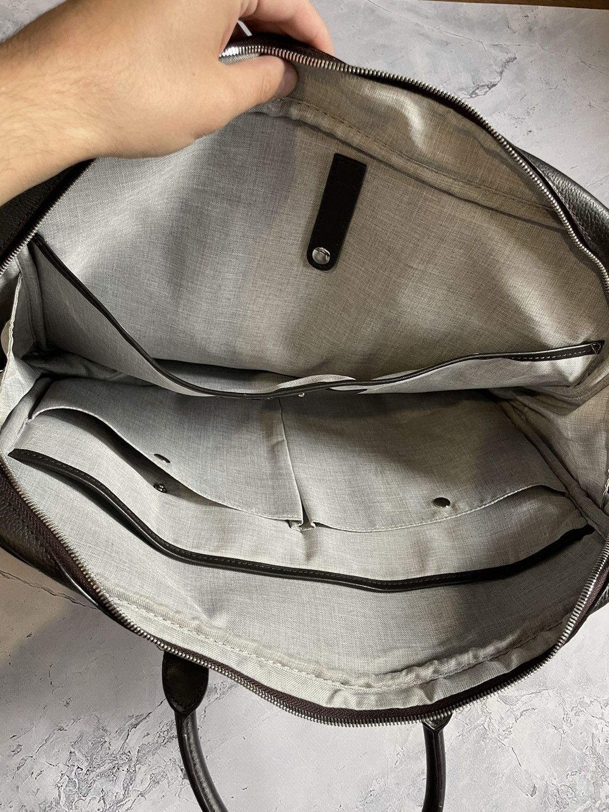 Suitsupply SuitSupply Leather Case Bag Handbag Tote Size ONE SIZE - 11 Thumbnail
