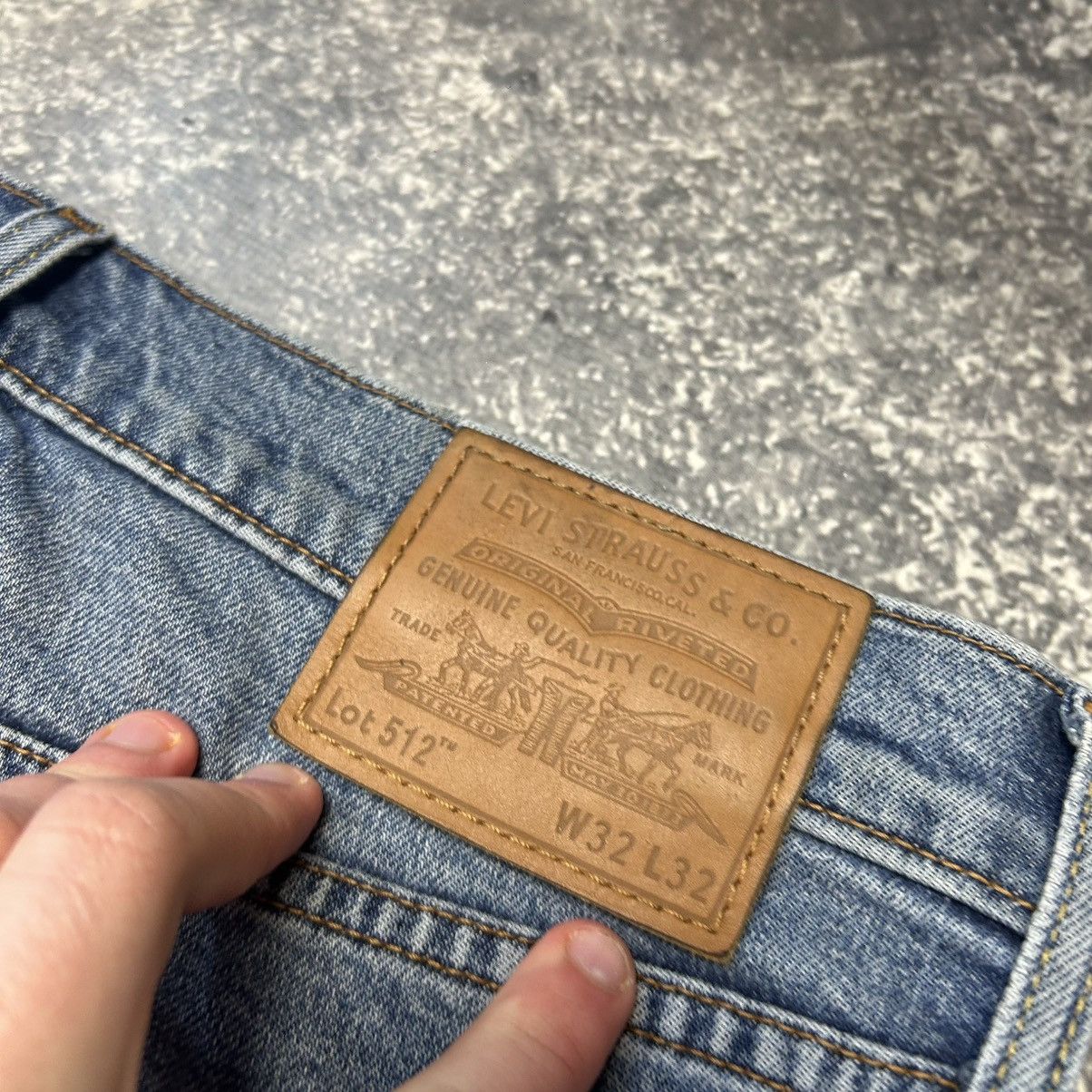 Levi's Vintage Levis 512 Blue denim Streetwear Jeans Size US 32 / EU 48 - 7 Thumbnail