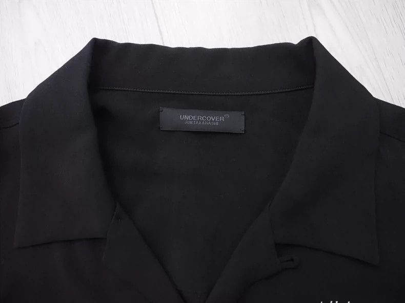 Undercover undercover SS20 Black Banner Silk Shirt 2502-Nextarrow Size US L / EU 52-54 / 3 - 5 Thumbnail
