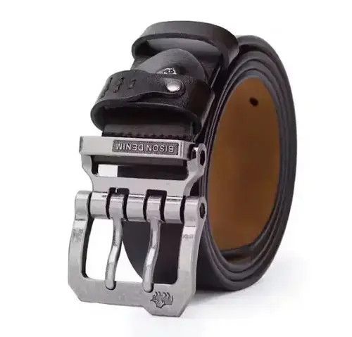 VIBE Genuine Leather Belt Bison Denim Size ONE SIZE - 1 Thumbnail