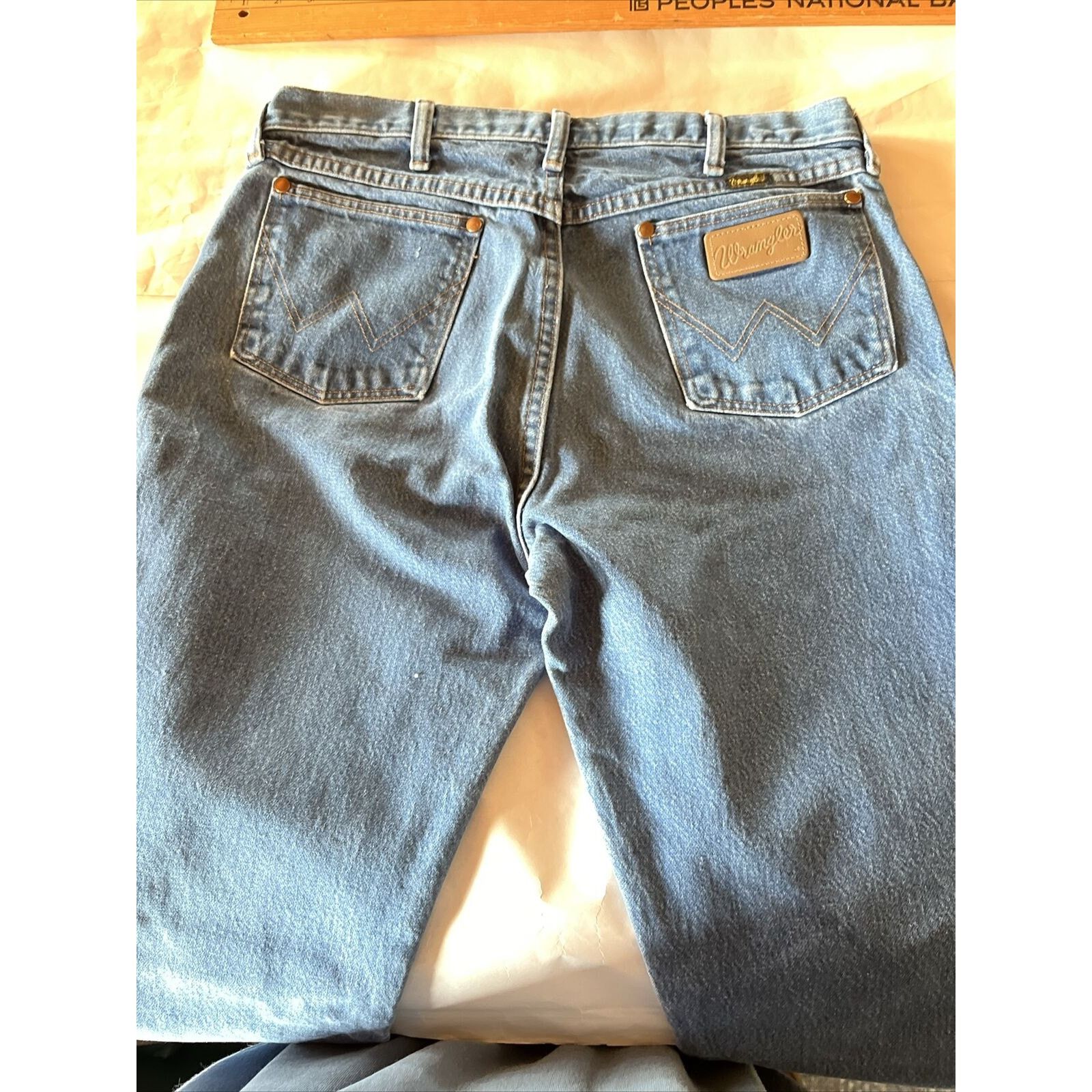 Wrangler Wrangler Jeans Men’s 32x31 Blue Denim Straight Leg Outdoor Size US 32 / EU 48 - 13 Thumbnail