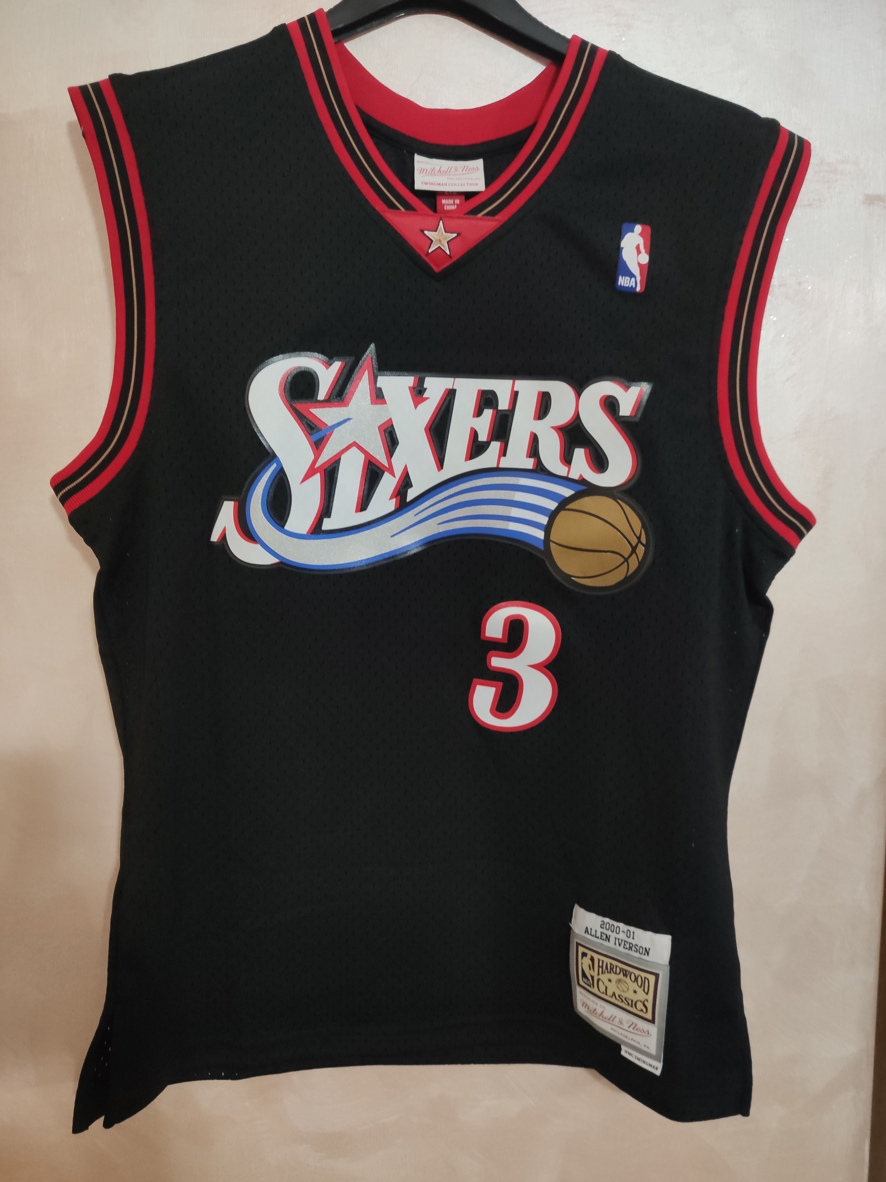Mitchell & Ness NBA Allen Iverson Jersey 76ers 2000 2001 Size US M / EU 48-50 / 2 - 7 Thumbnail