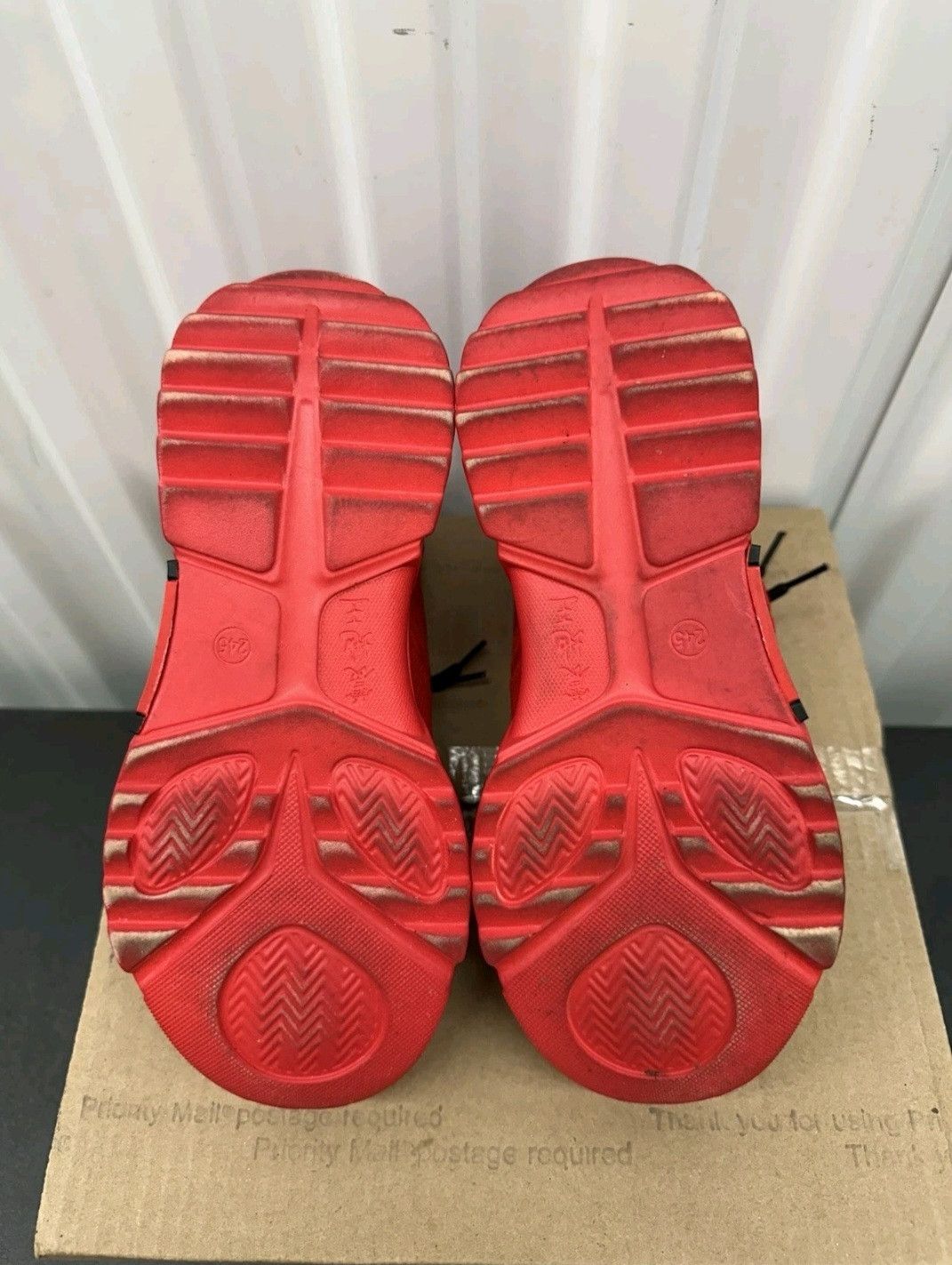 Other Anthony Wang High Top Red Sneaker Fashion Shoes Size 8 Women Size US 8 / IT 38 - 6 Thumbnail