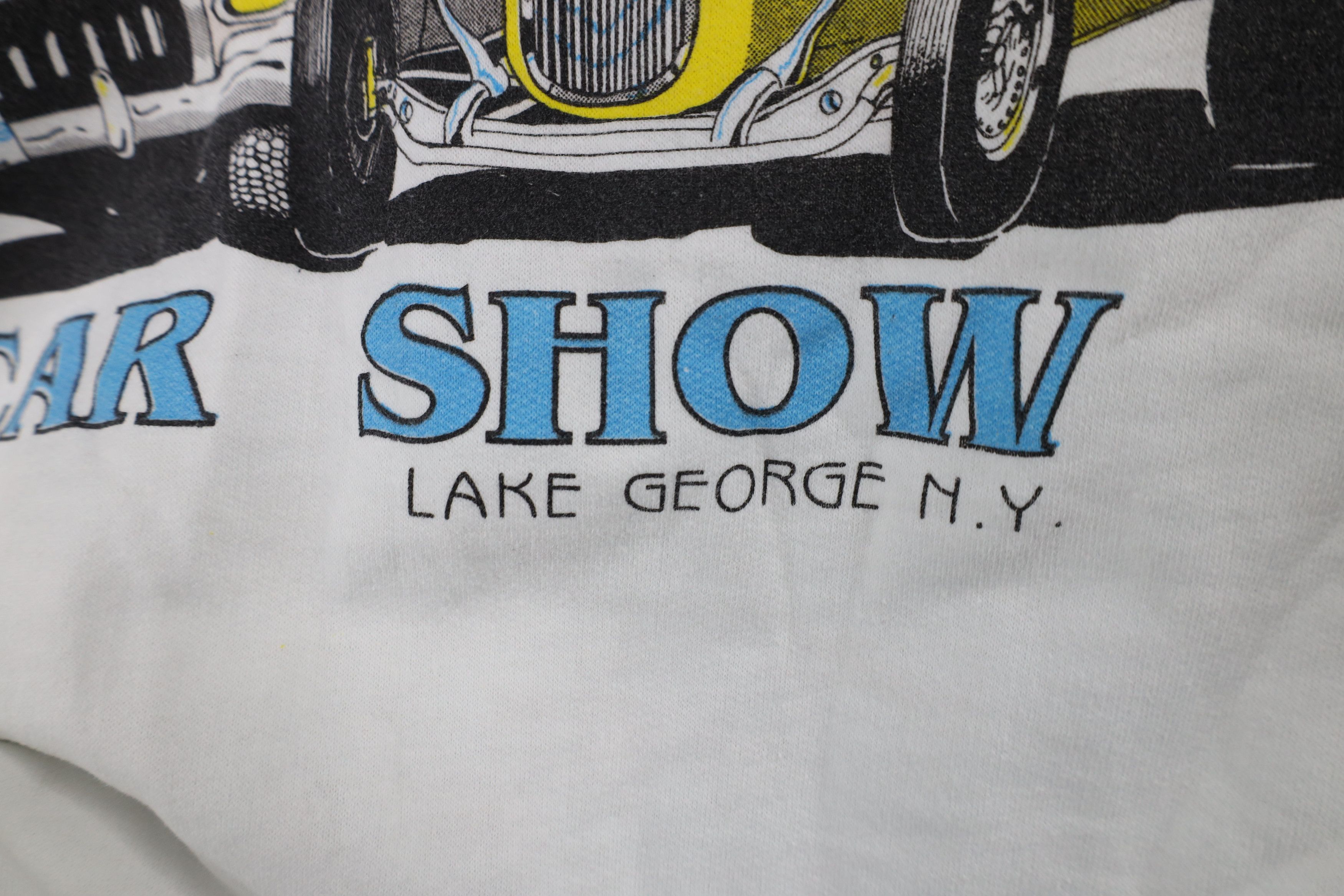 Vintage Vintage 90s Adirondack Nationals Car Show Sweatshirt USA Size US XL / EU 56 / 4 - 6 Thumbnail