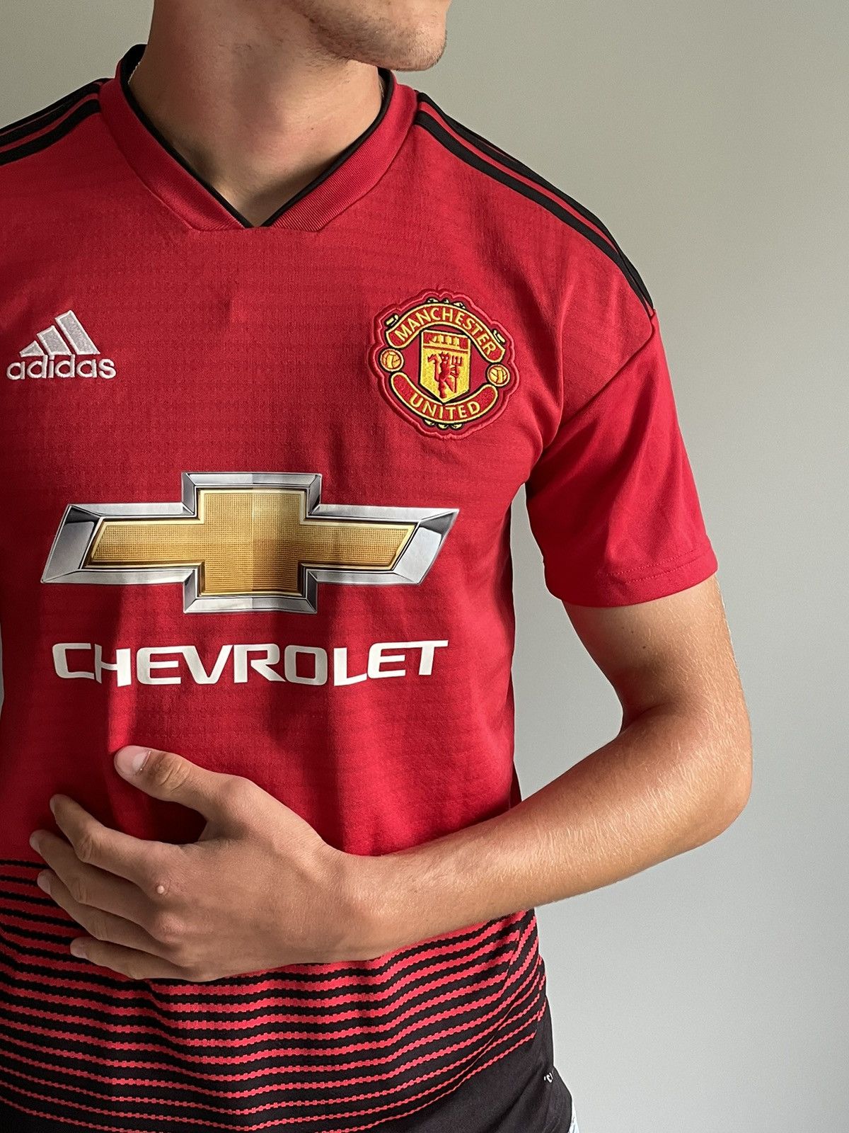 Adidas Adidas Manchester United 2018-19 Soccer Jersey Size US S / EU 44-46 / 1 - 6 Thumbnail