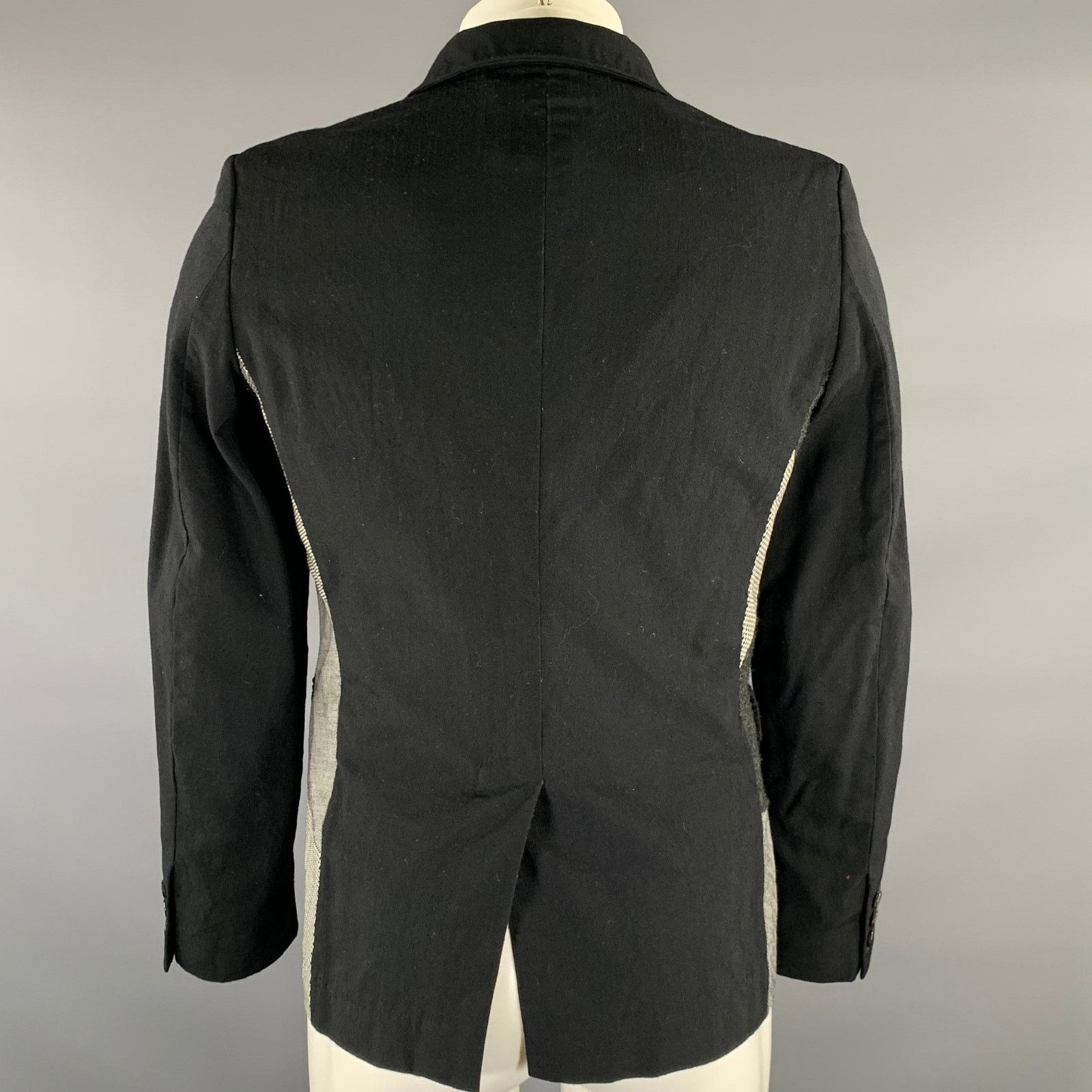 Comme des Garcons Black COMME des GARCONS BLACK Patchwork Sport Coat Size M Size 38R - 4 Thumbnail