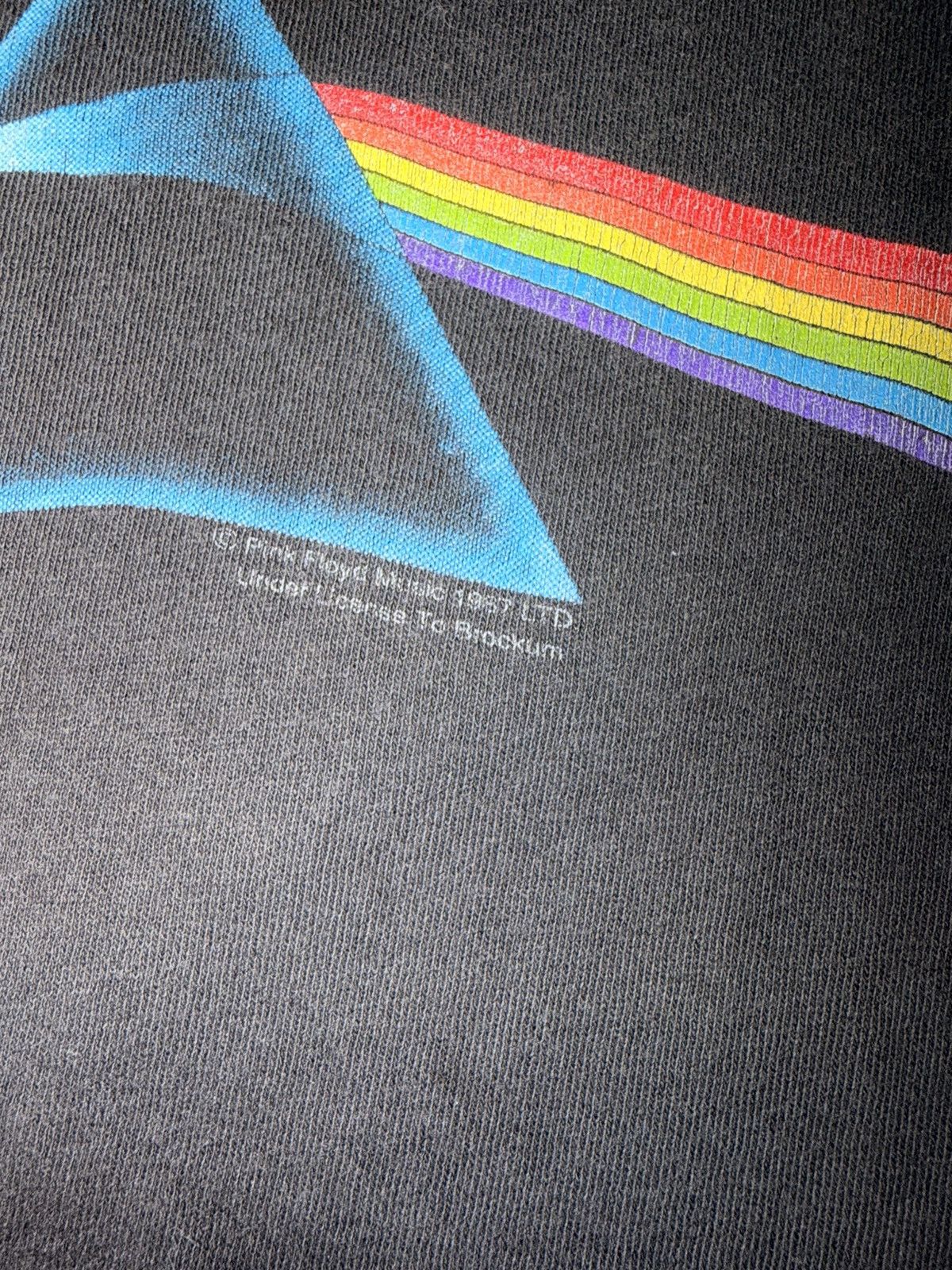 Brockum VINTAGE 1987 Pink Floyd Dark Side Of The Moon tee Size US L / EU 52-54 / 3 - 3 Thumbnail