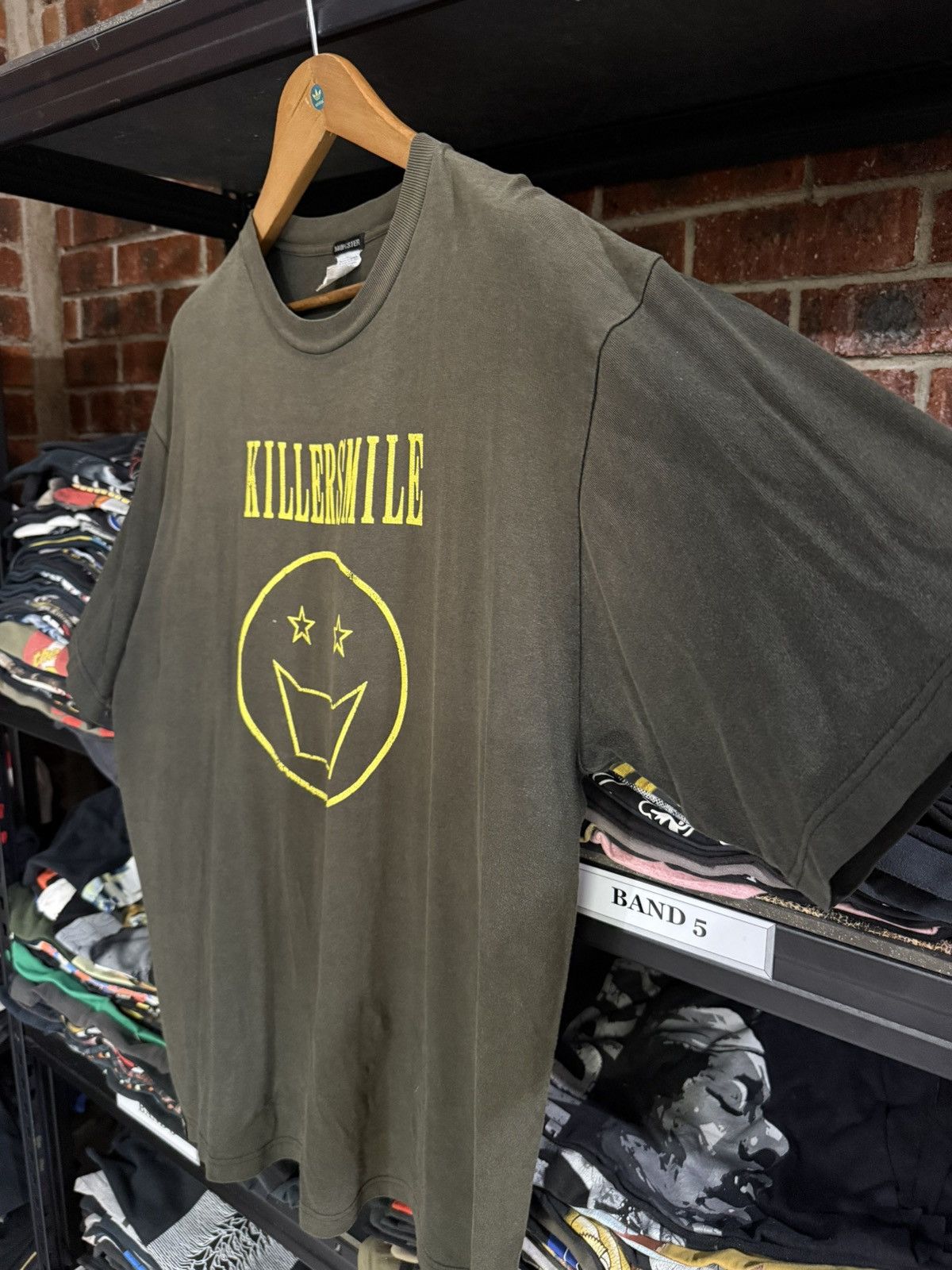 Anime × Japanese Brand × Vintage Thrashed Vintage Monster Killer Smile Sun Faded Grunge Tee Size US XL / EU 56 / 4 - 9 Thumbnail