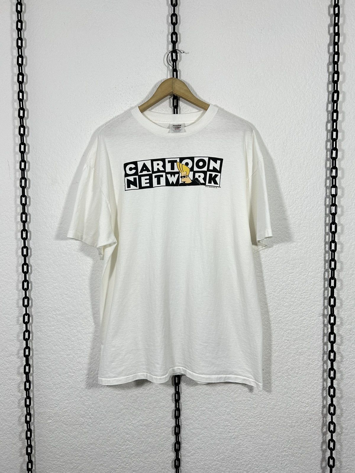 Cartoon Network × Vintage 1998 Johnny Bravo Box Logo Cartoon Network Rare Size US XXL / EU 58 / 5 - 1 Thumbnail