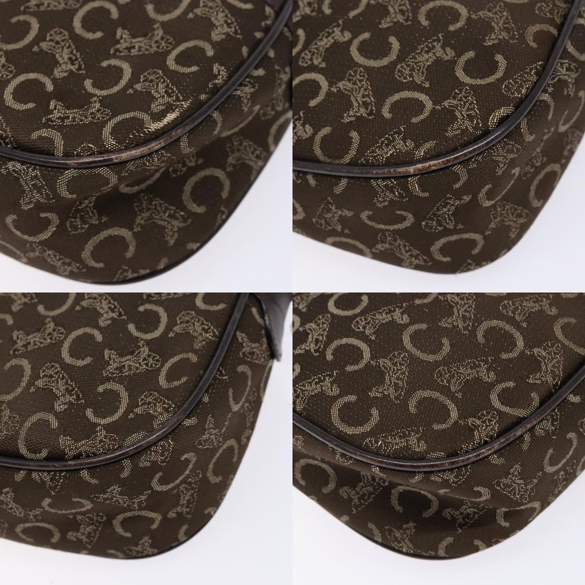 Celine CELINE C Sulky Shoulder Bag Canvas Brown Size ONE SIZE - 10 Thumbnail