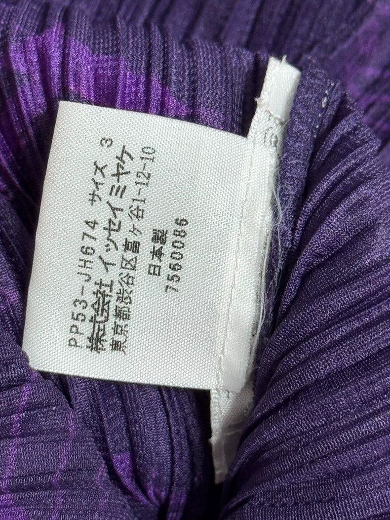 Issey Miyake Issey Miyake size:3 Purple dress with a floor plan of a me Size S / US 4 / IT 40 - 4 Thumbnail