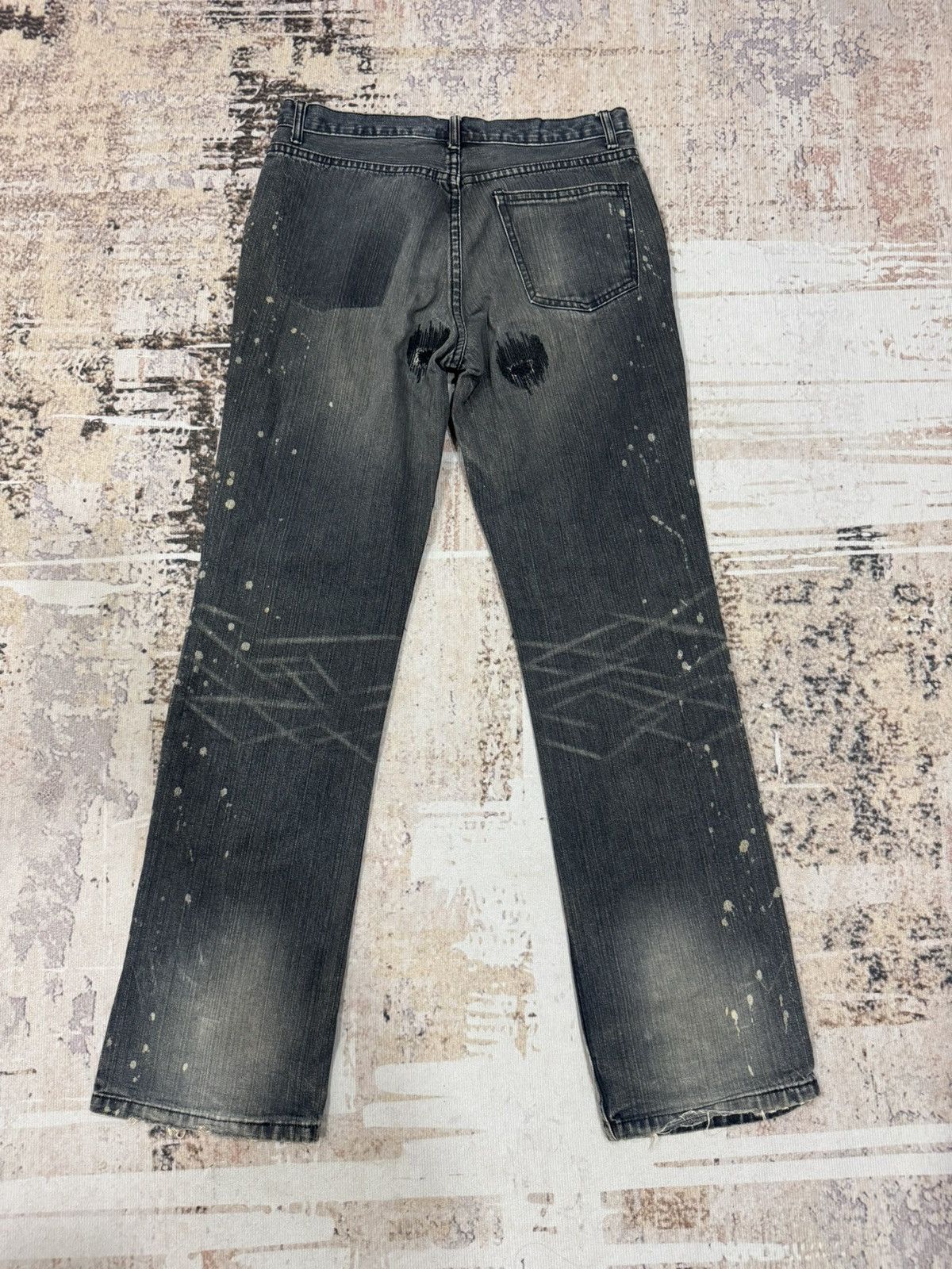 If Six Was Nine vintage NumberNine distress jeans non selvedge Size US 30 / EU 46 - 16 Thumbnail