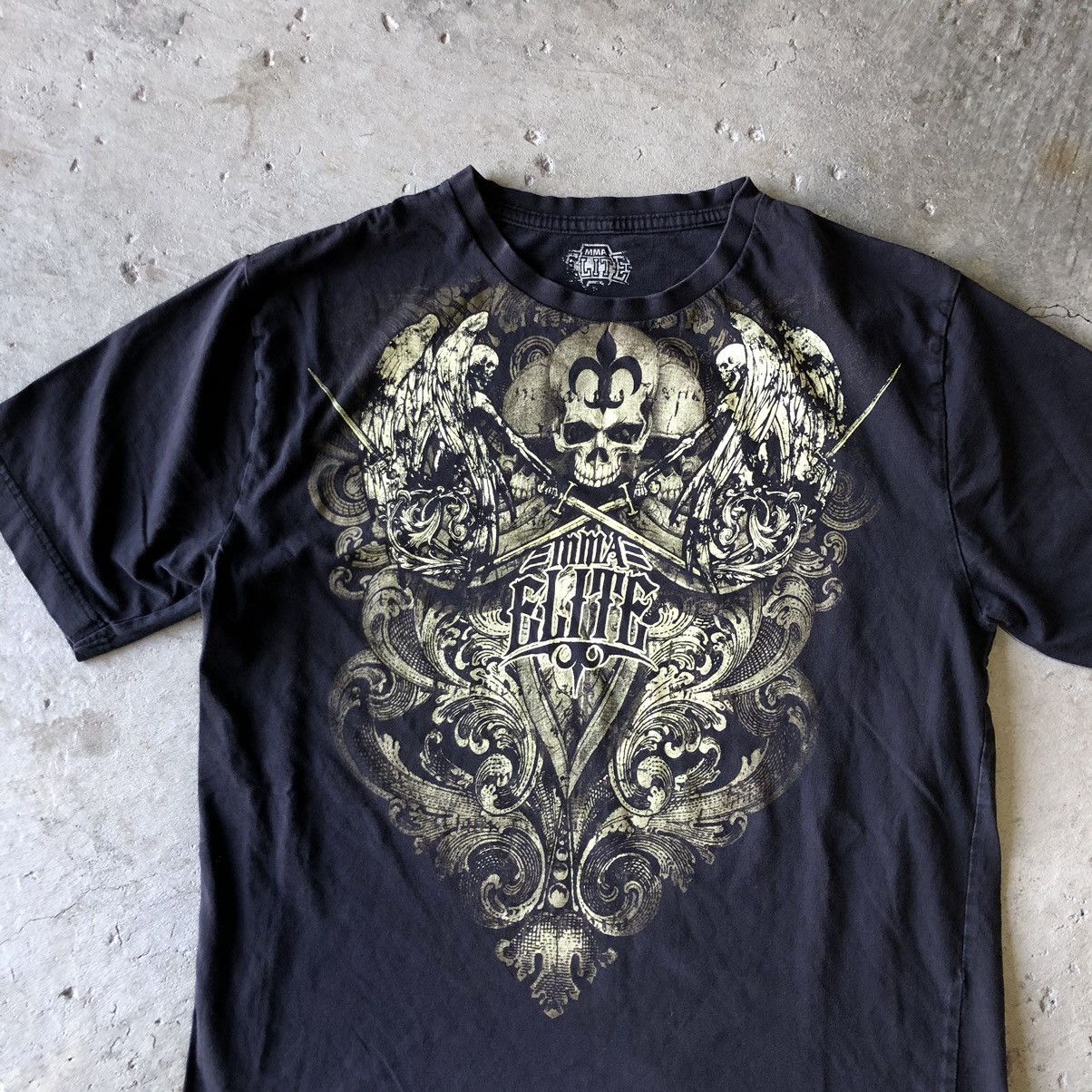 Affliction × Ed Hardy Crazy Vintage MMA Elite Cyber Y2K Style T Shirt Size US M / EU 48-50 / 2 - 2 Thumbnail