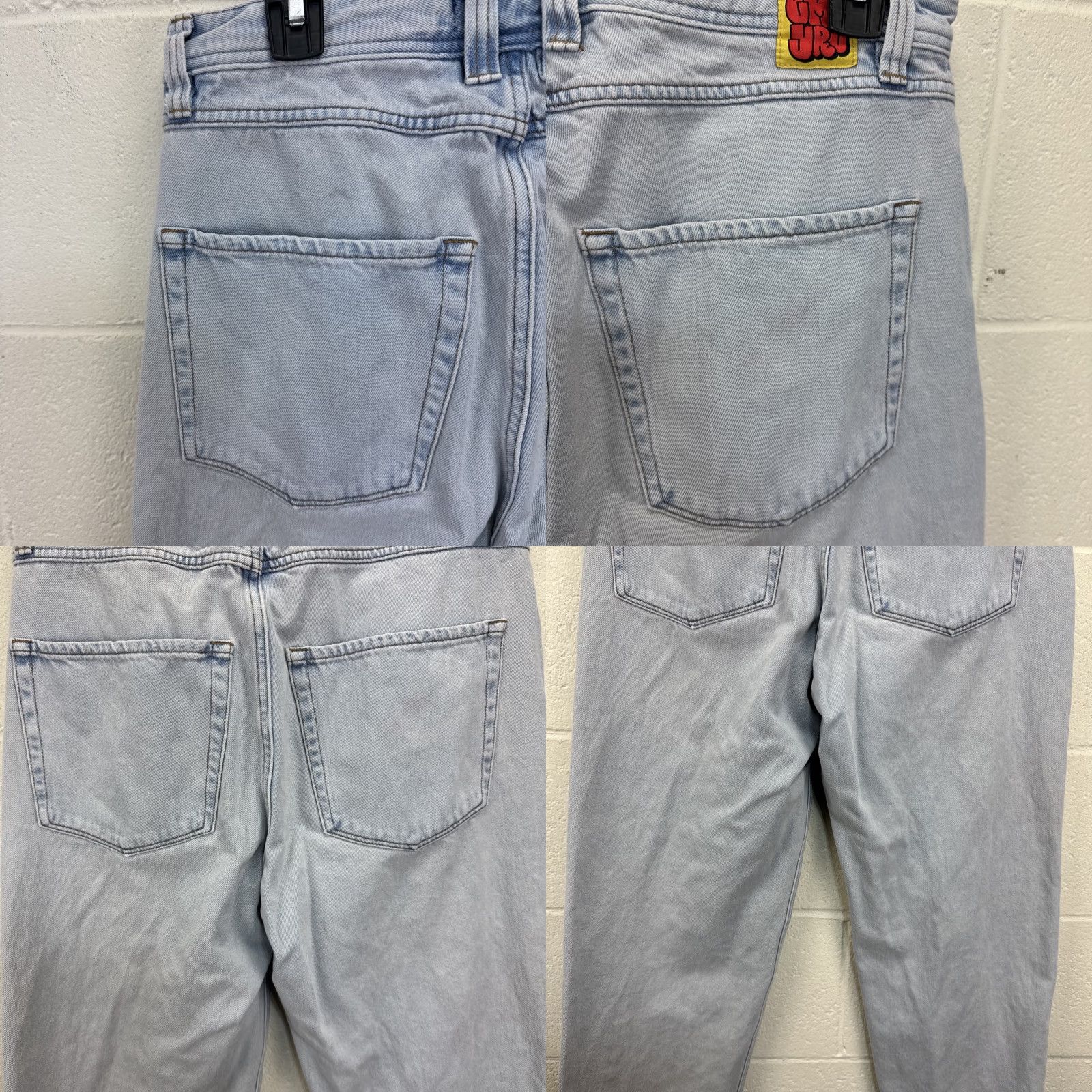 Empyre VINTAGE Empyre Jeans Skate Baggy Skater Denim 30 Light Wash Relaxed Fit Mens 30 Gray 90s Grunge Skateboarding Size US 30 / EU 46 - 8 Thumbnail