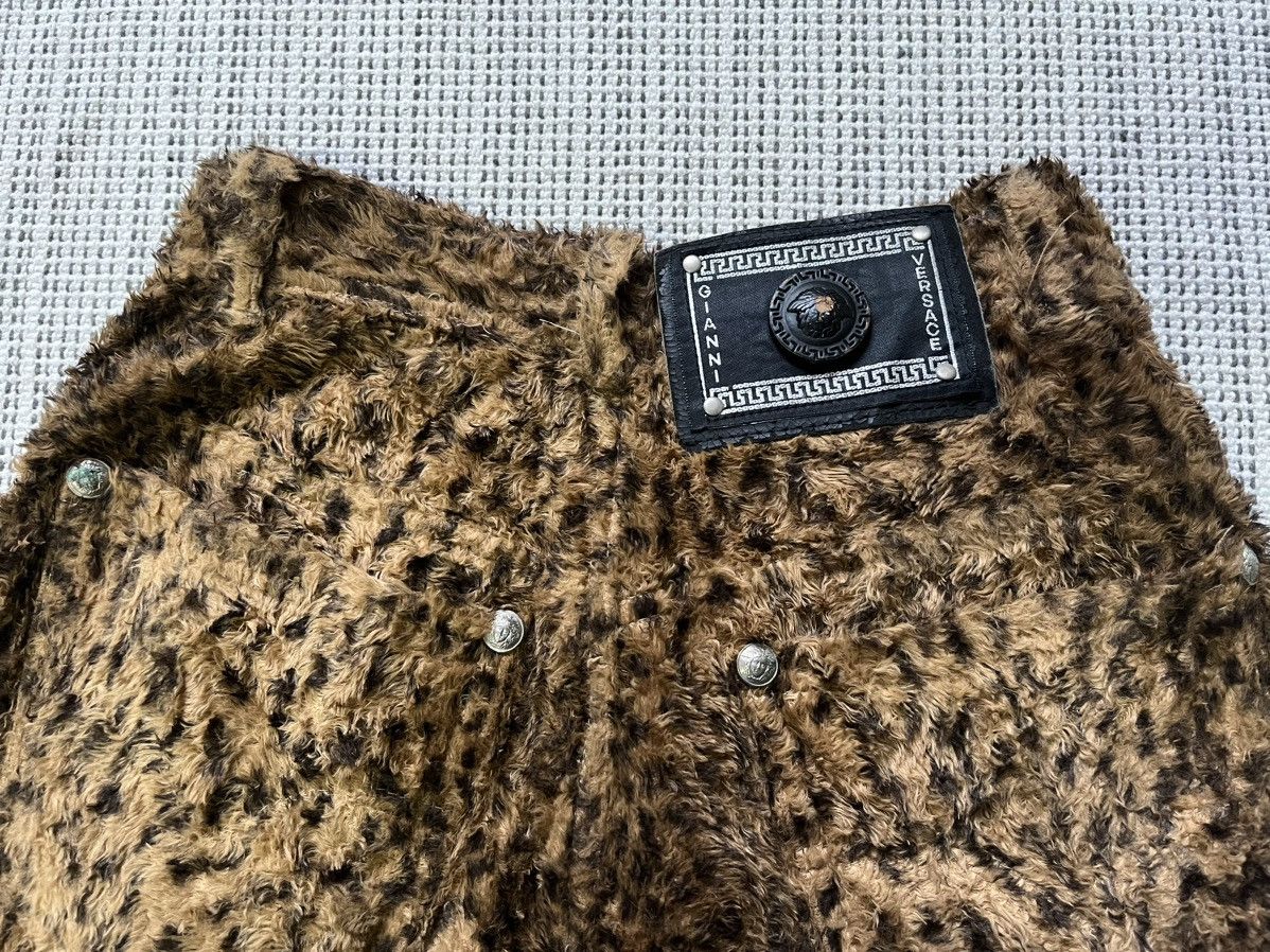 Versace Vintage Gianni Versace Faux fur leopard pants Size 26" / US 2 / IT 38 - 10 Thumbnail