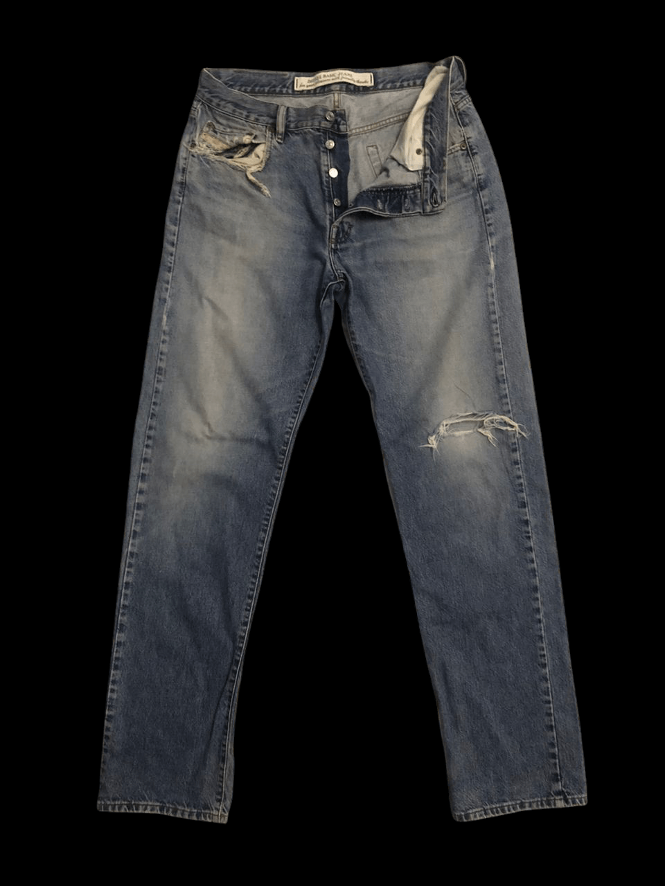 Diesel Vintage Diesel distressed Denim Pants Size US 33 - 2 Thumbnail