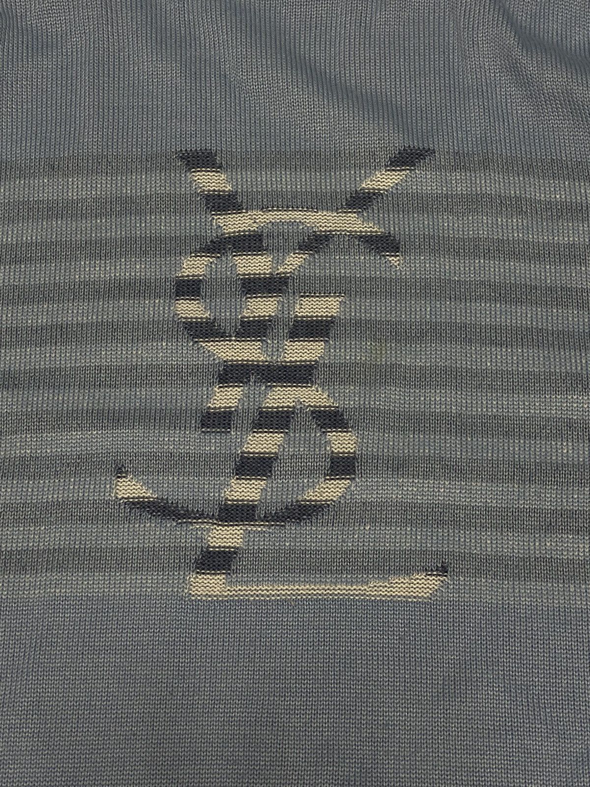 Yves Saint Laurent Yves Saint Laurent Big Logo Vintage Long Sleeve Size US L / EU 52-54 / 3 - 5 Thumbnail